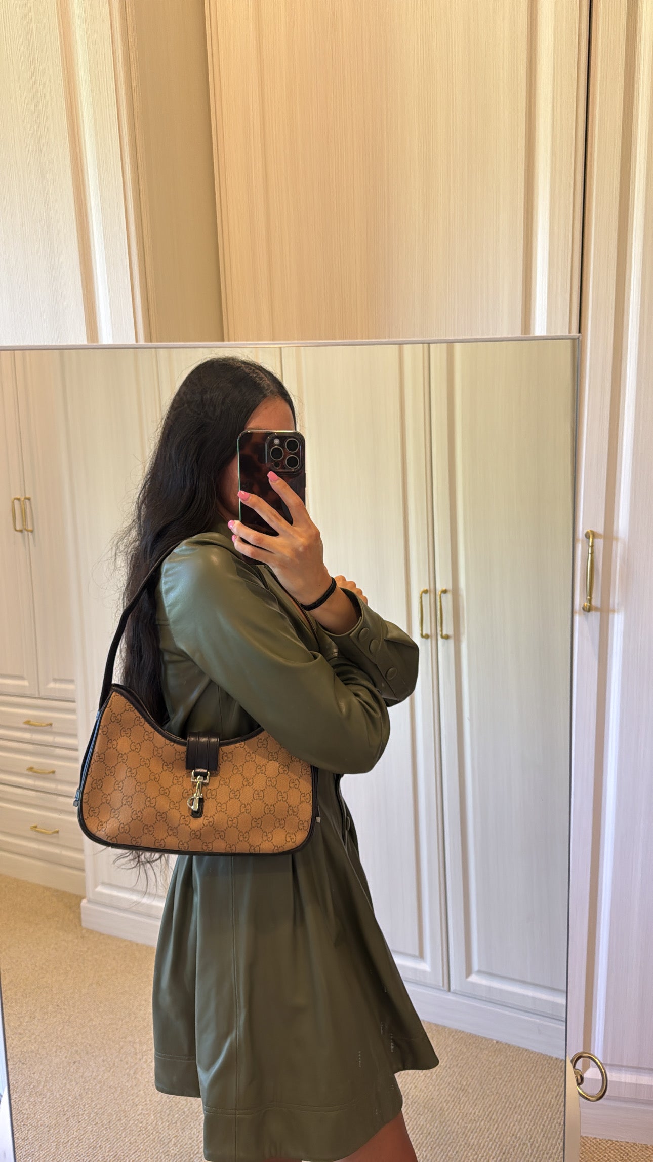 Vintage Gucci Monogram Jackie Bag