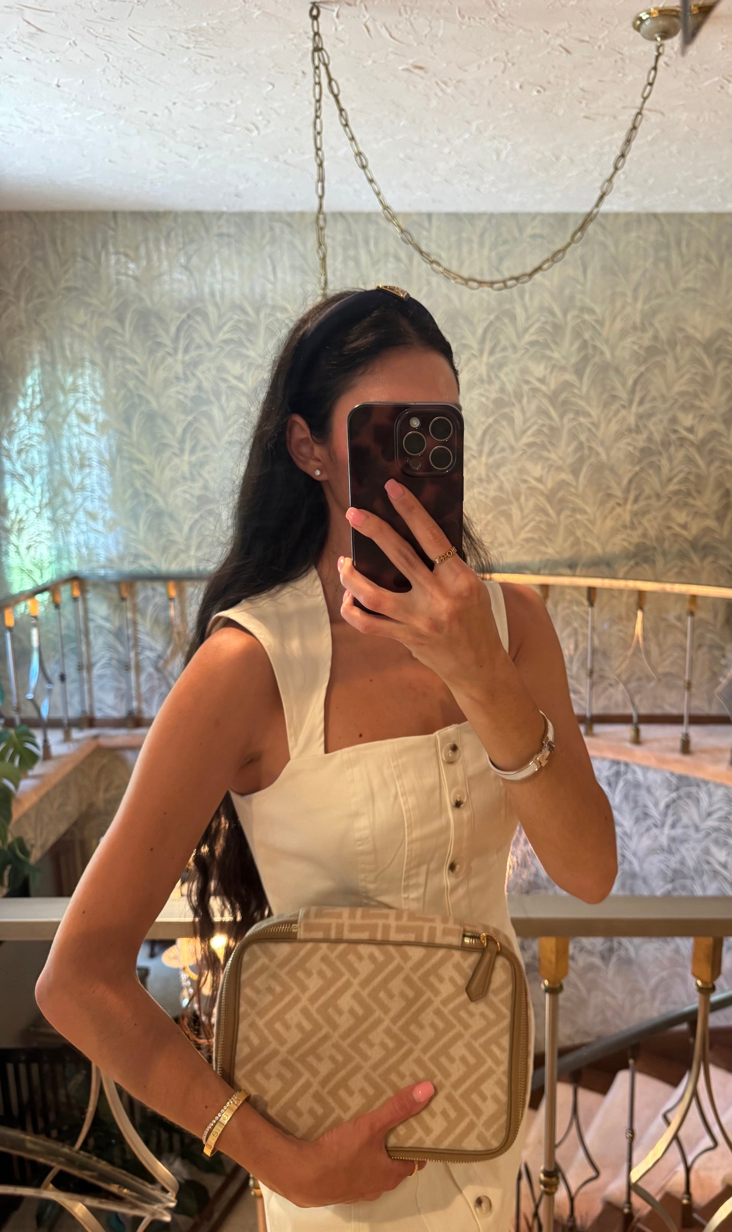 Vintage Fendi Wool Toiletry Bag