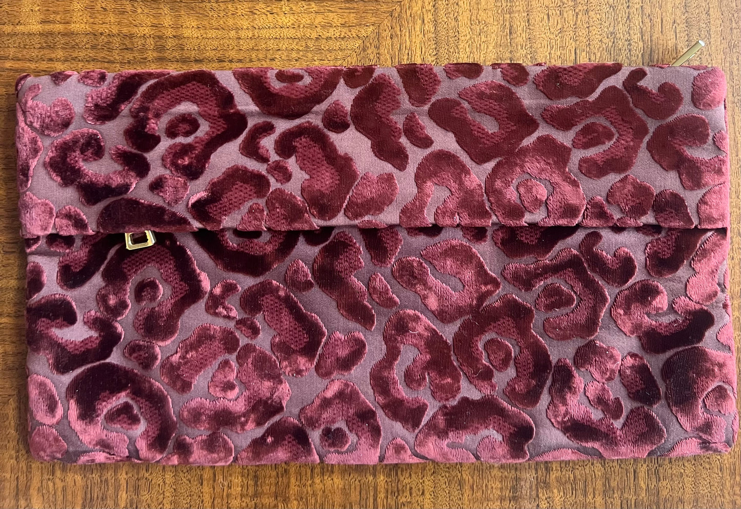 Prada Velvet Leopard Clutch