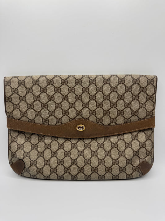 Vintage Gucci Monogram Clutch