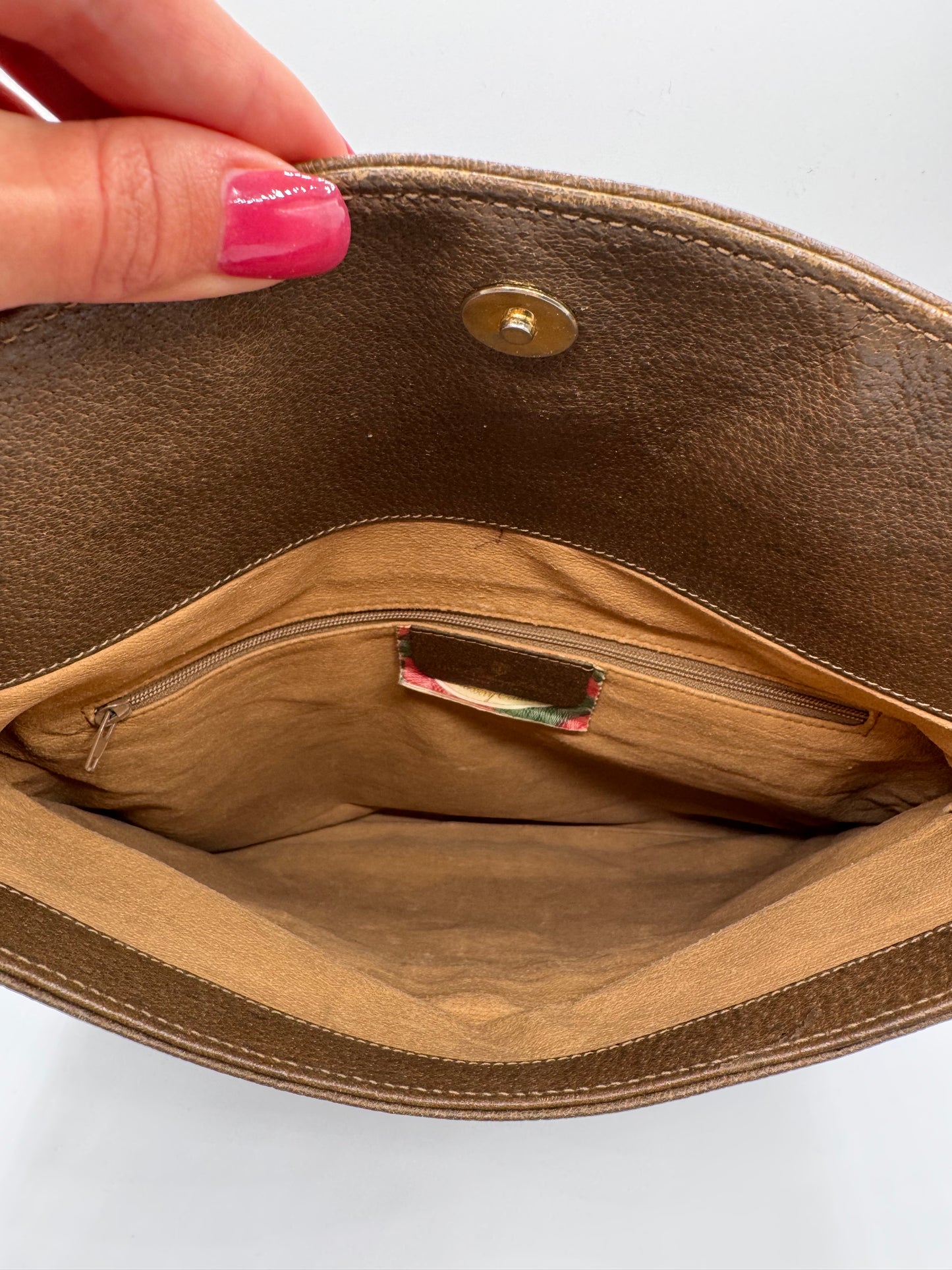 Vintage Gucci Monogram Clutch