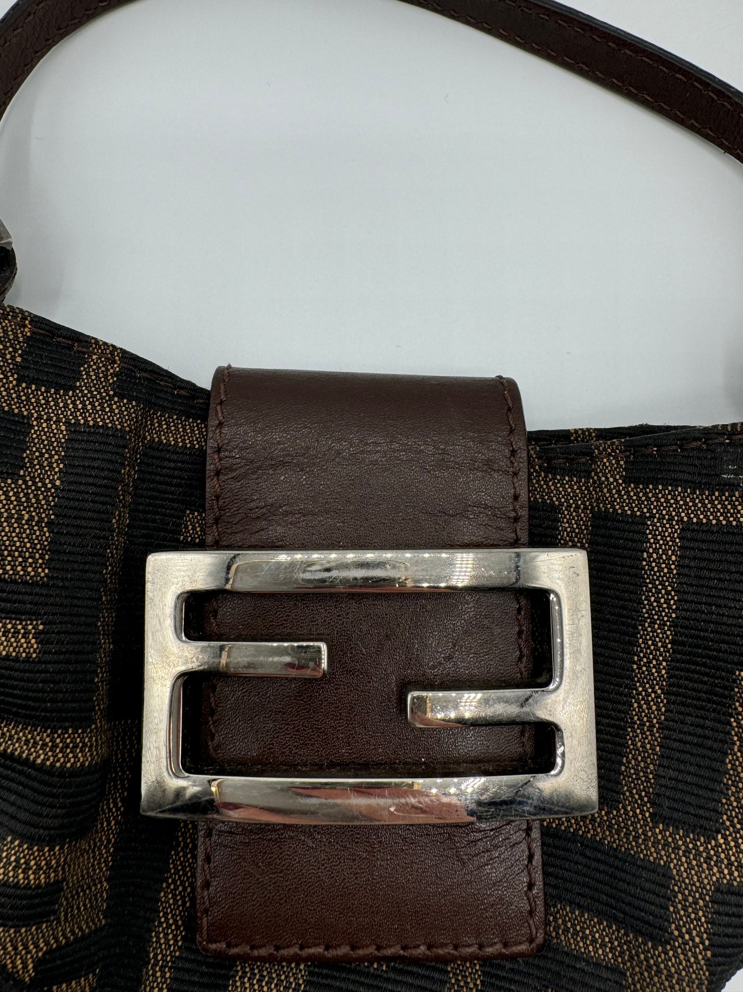 Vintage Fendi Zucca Mini Croissant Bag