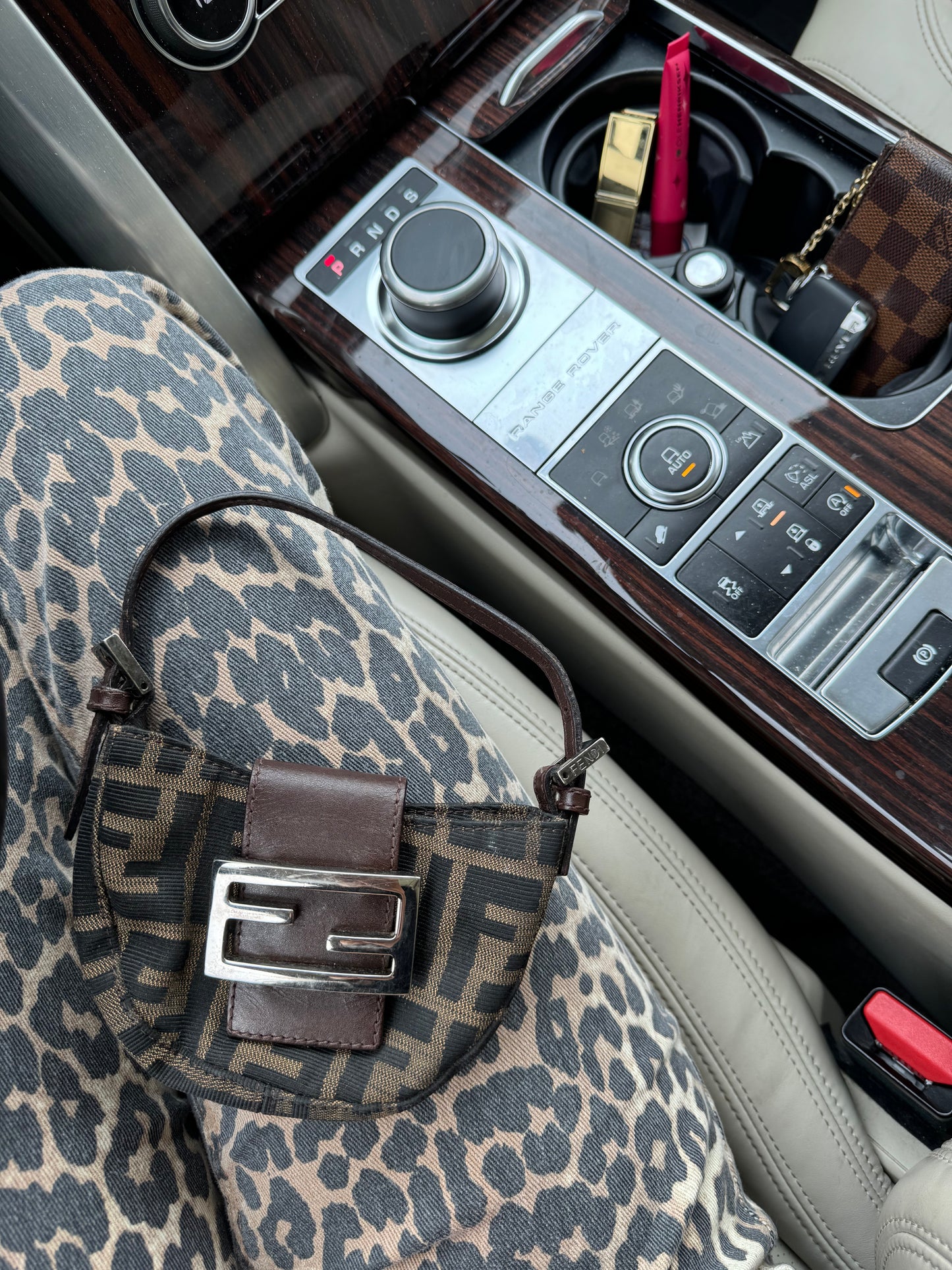 Vintage Fendi Zucca Mini Croissant Bag