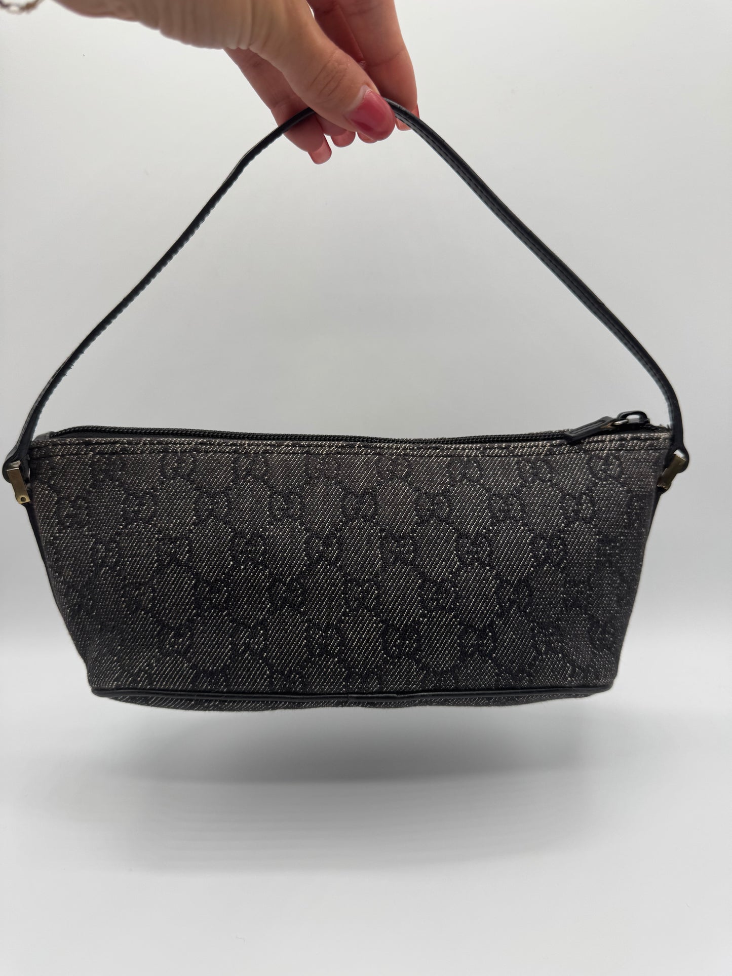 Vintage Gucci Denim Boat Bag