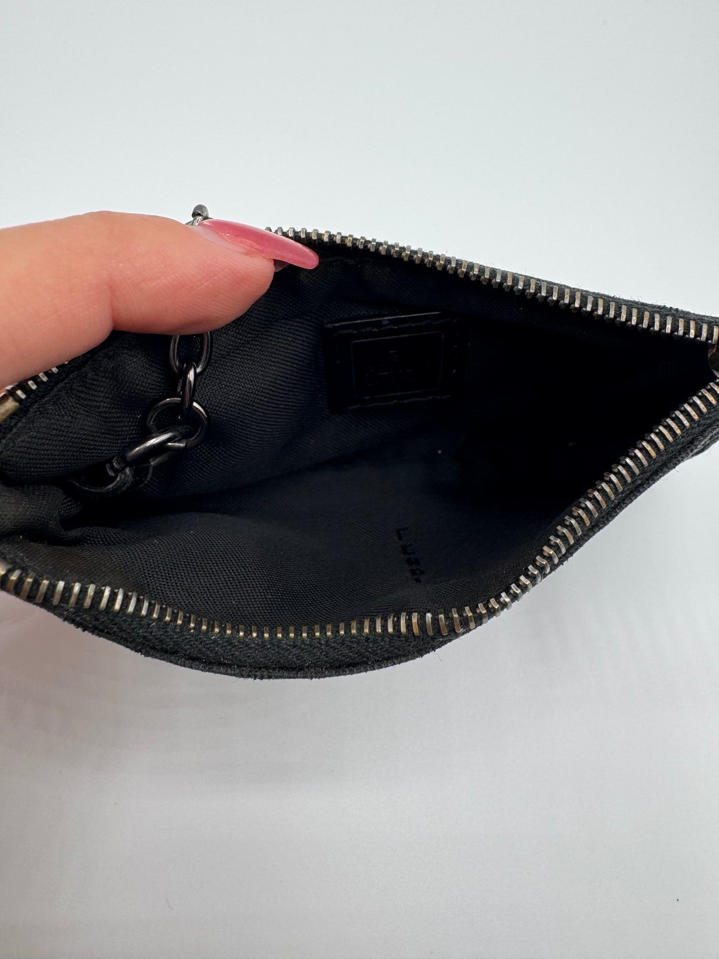 Vintage Fendi Key Pouch- Black