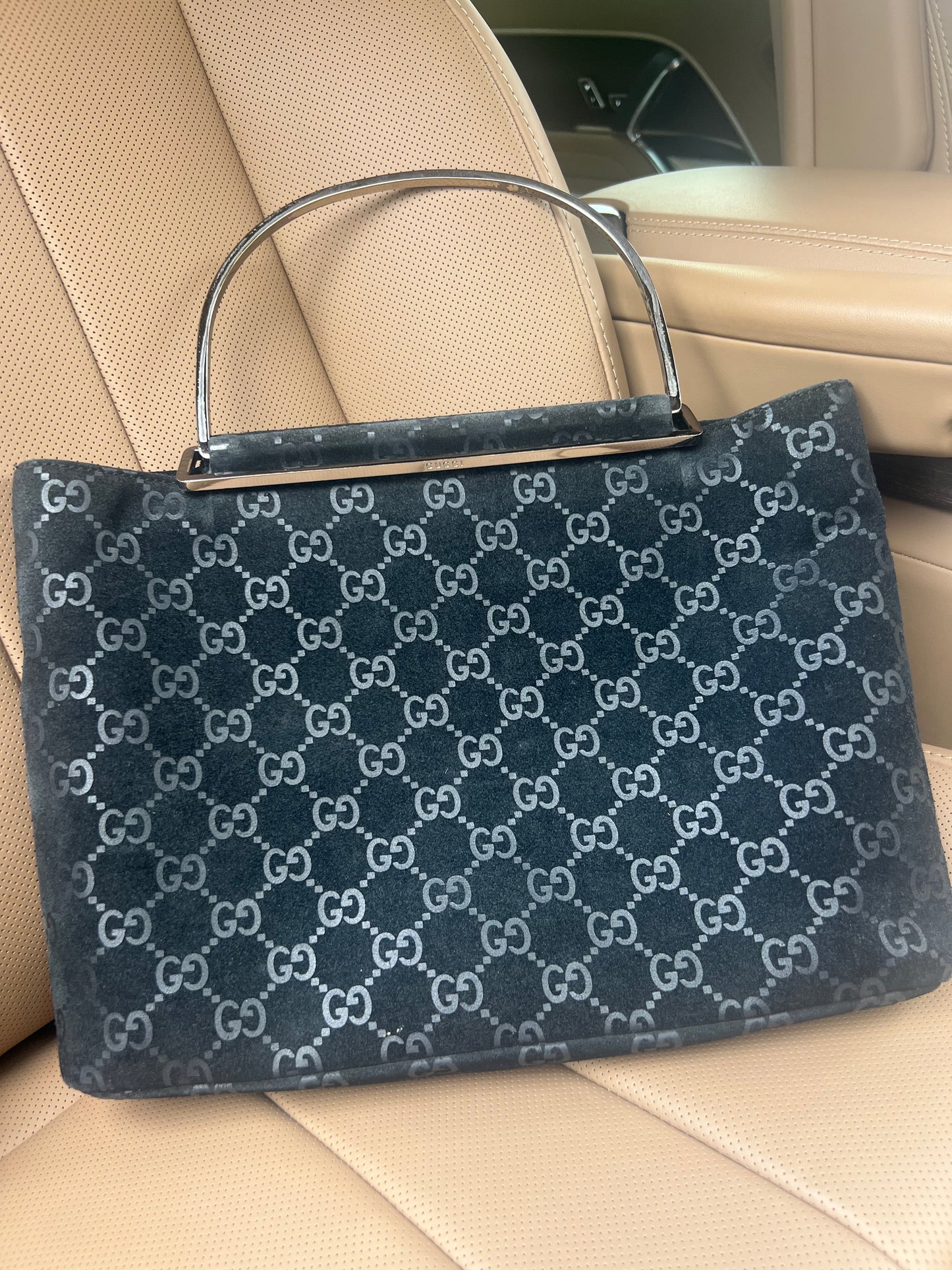 Vintage Tom Ford Gucci Suede Bag