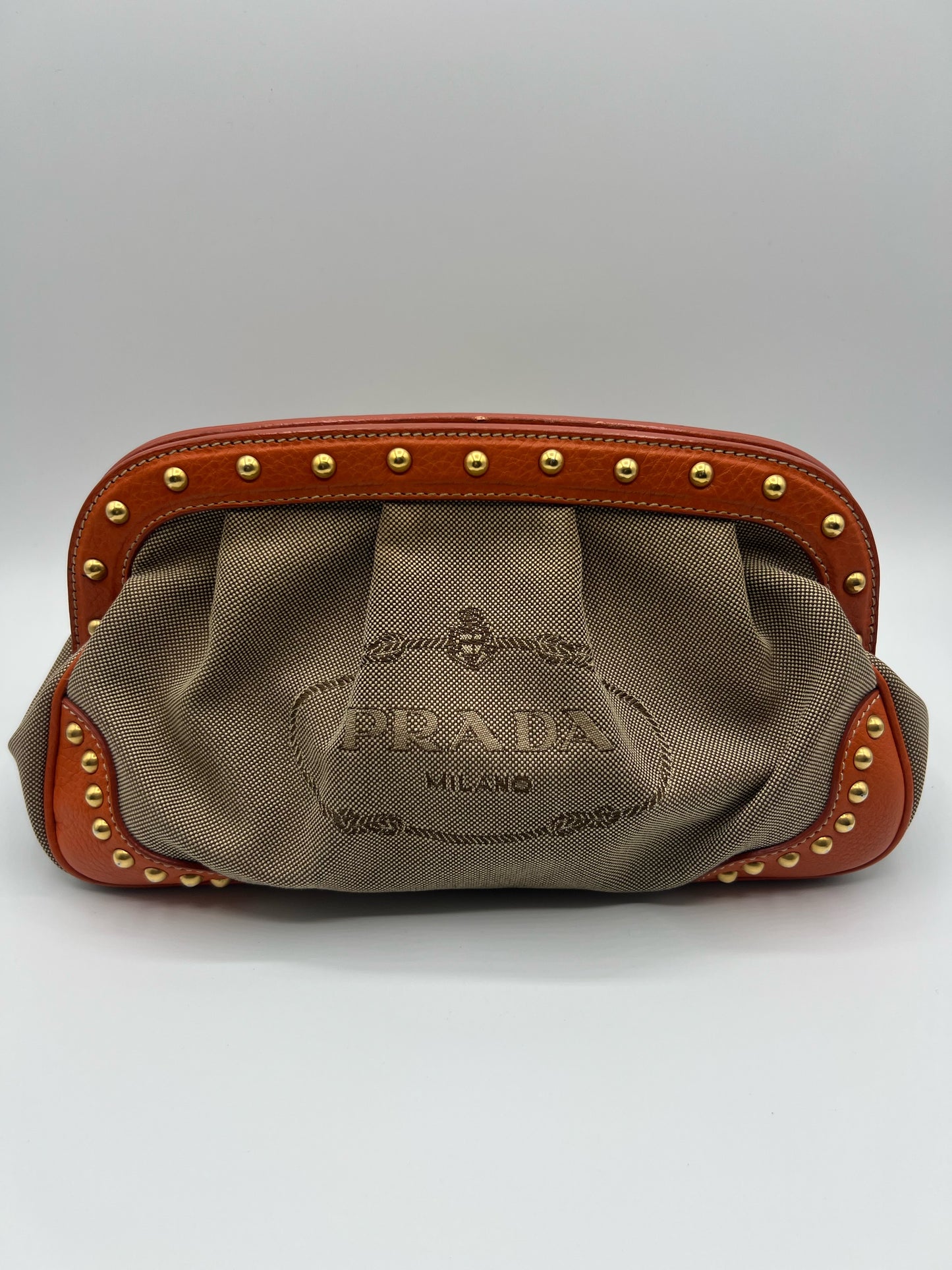 Vintage Prada Stud Clutch