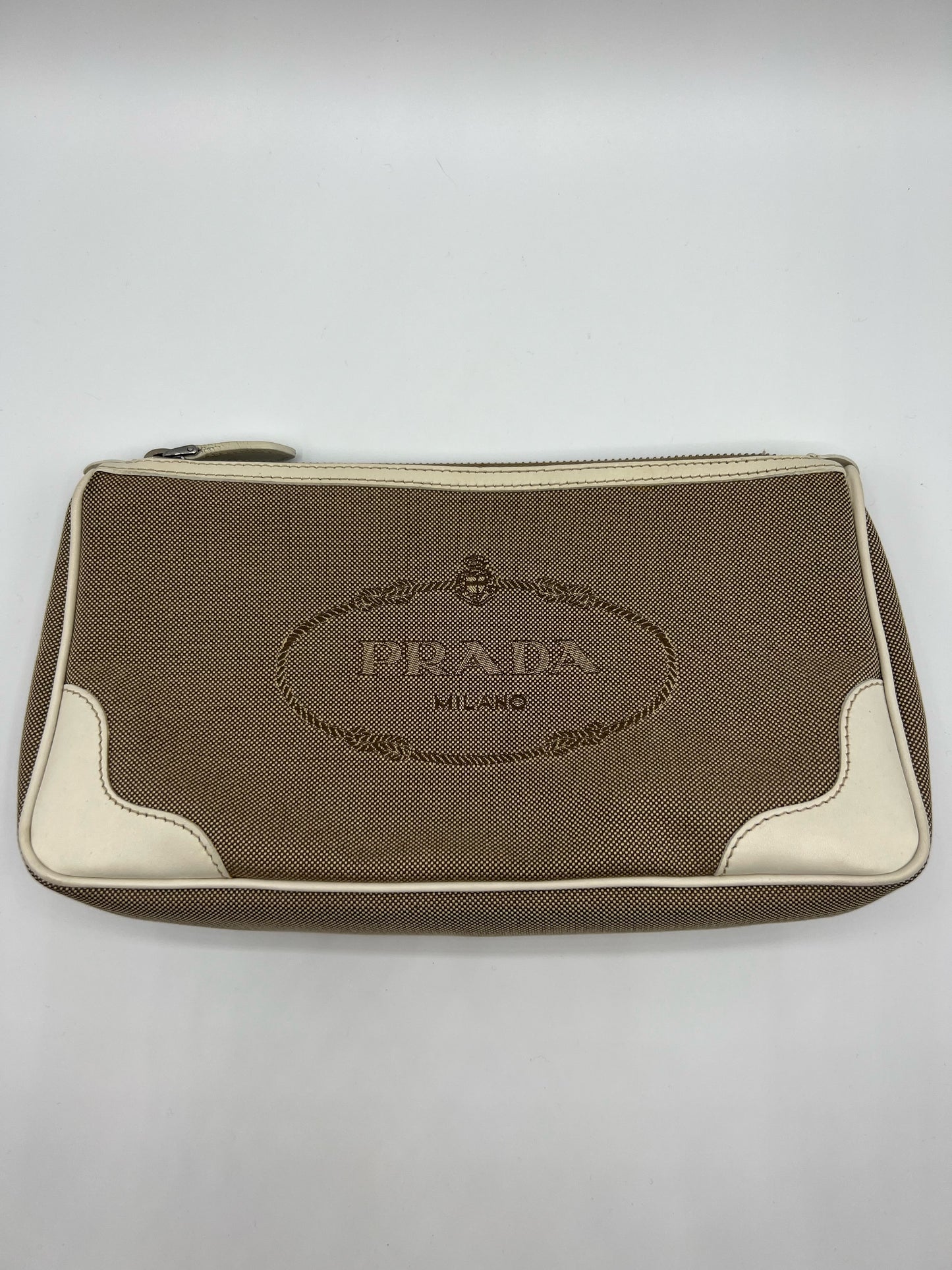 Prada Beige Clutch