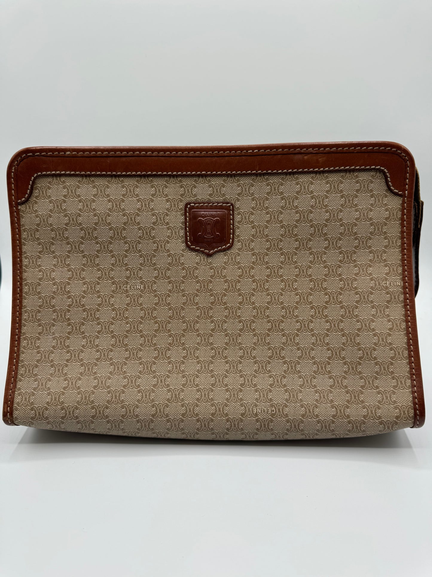 Vintage Celine Clutch- Tan