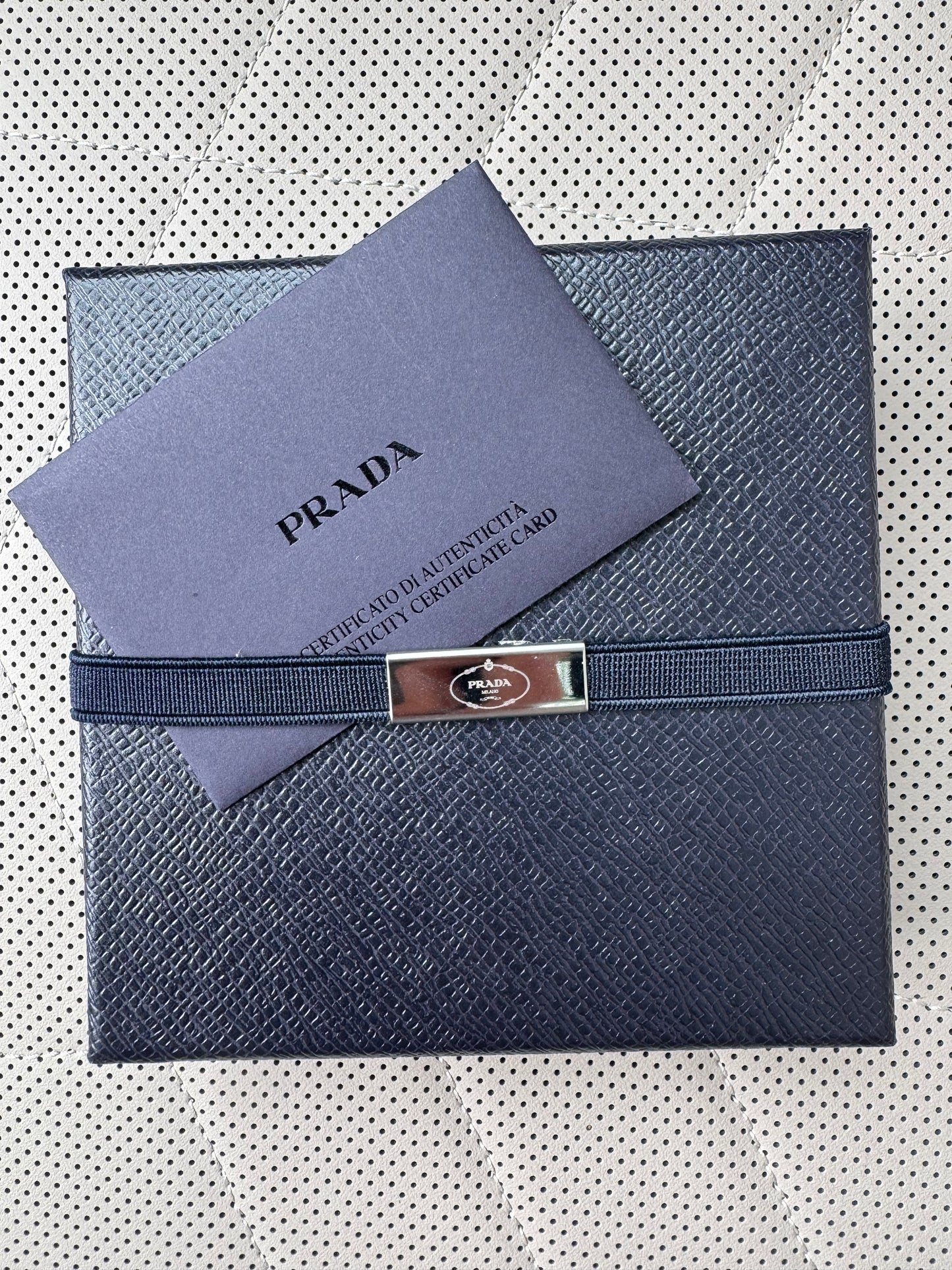 Prada Saffiano Black Leather Wallet