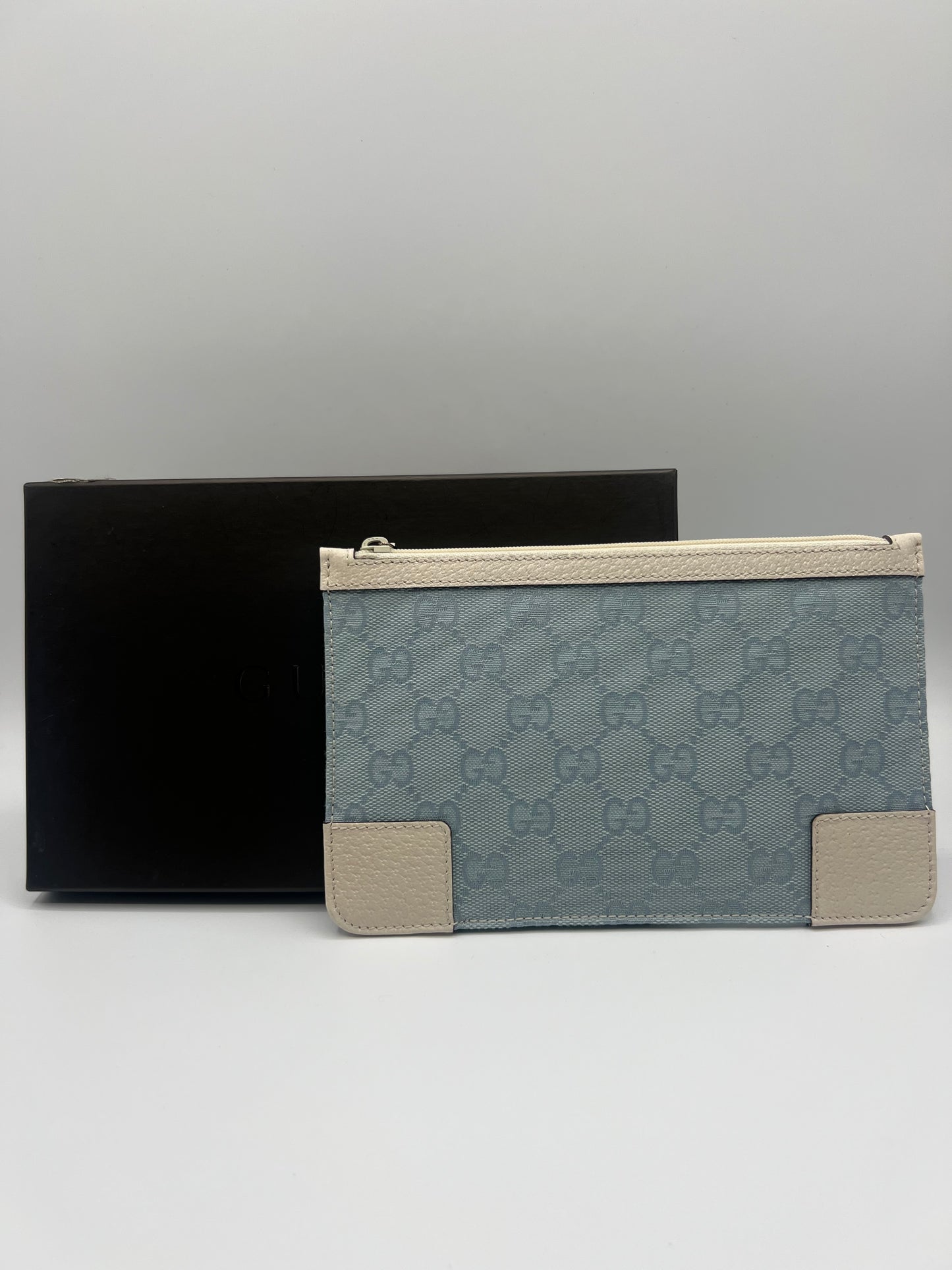 Vintage Gucci Baby Blue Clutch