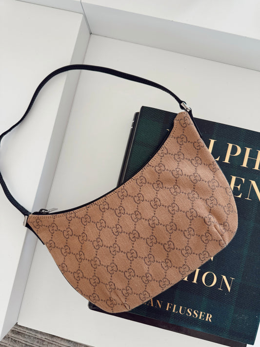 Vintage Gucci Monogram Hobo Bag