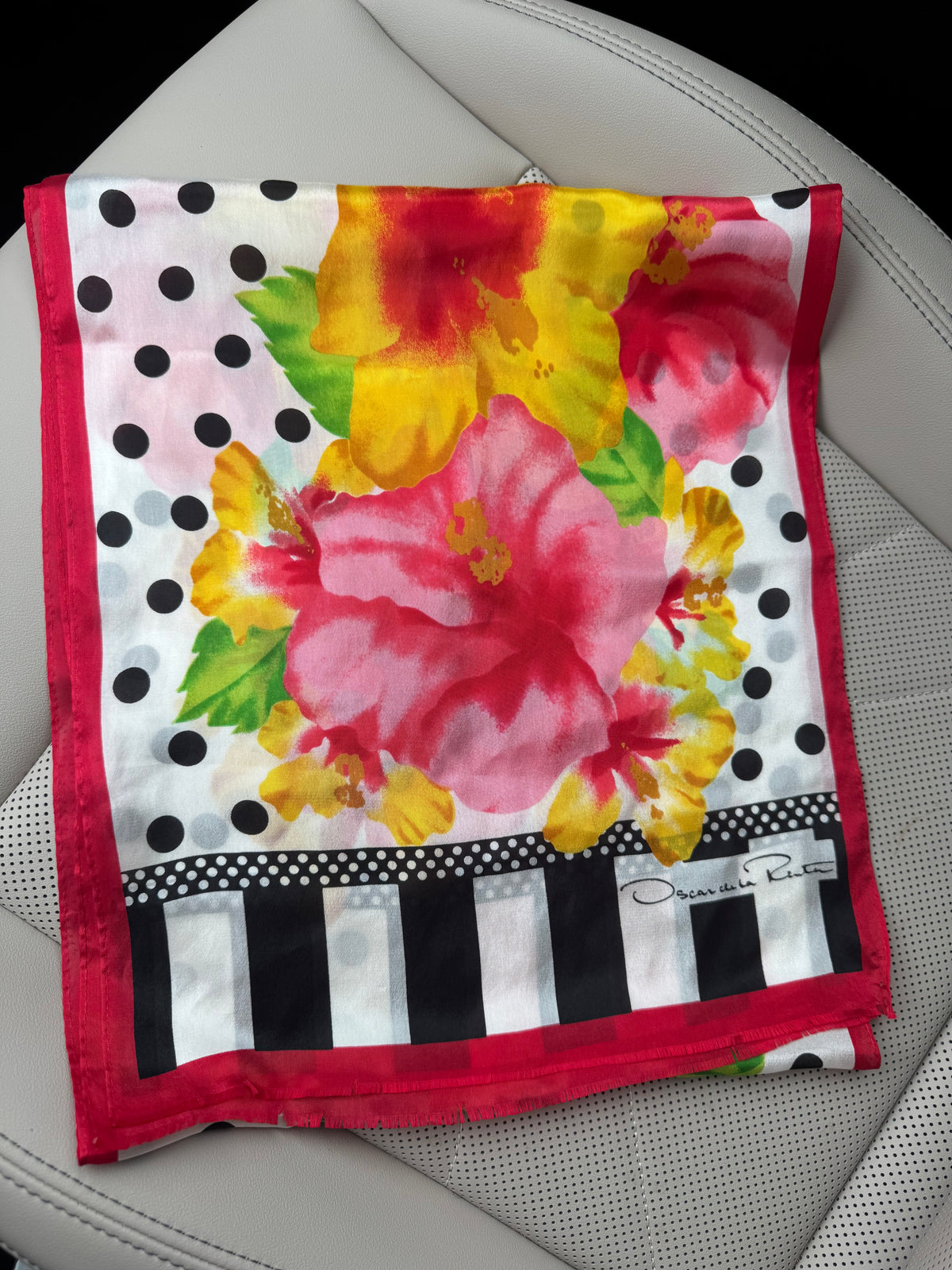 Oscar De La Renta Silk Scarf