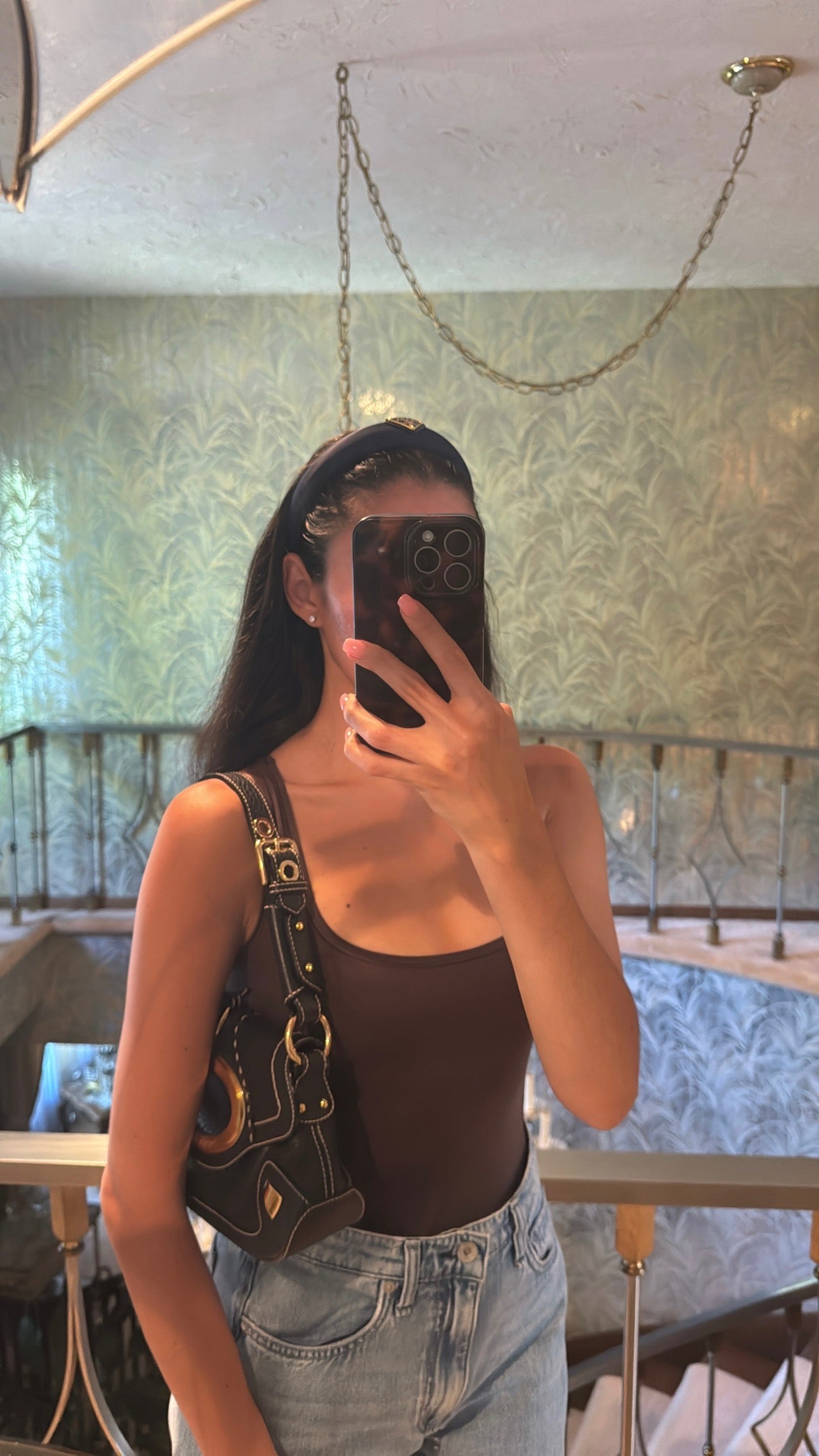 Vintage Dolce & Gabbana Leather Shoulder Bag