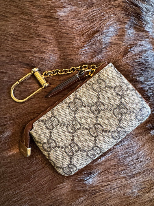 Gucci Monogram Key Pouch