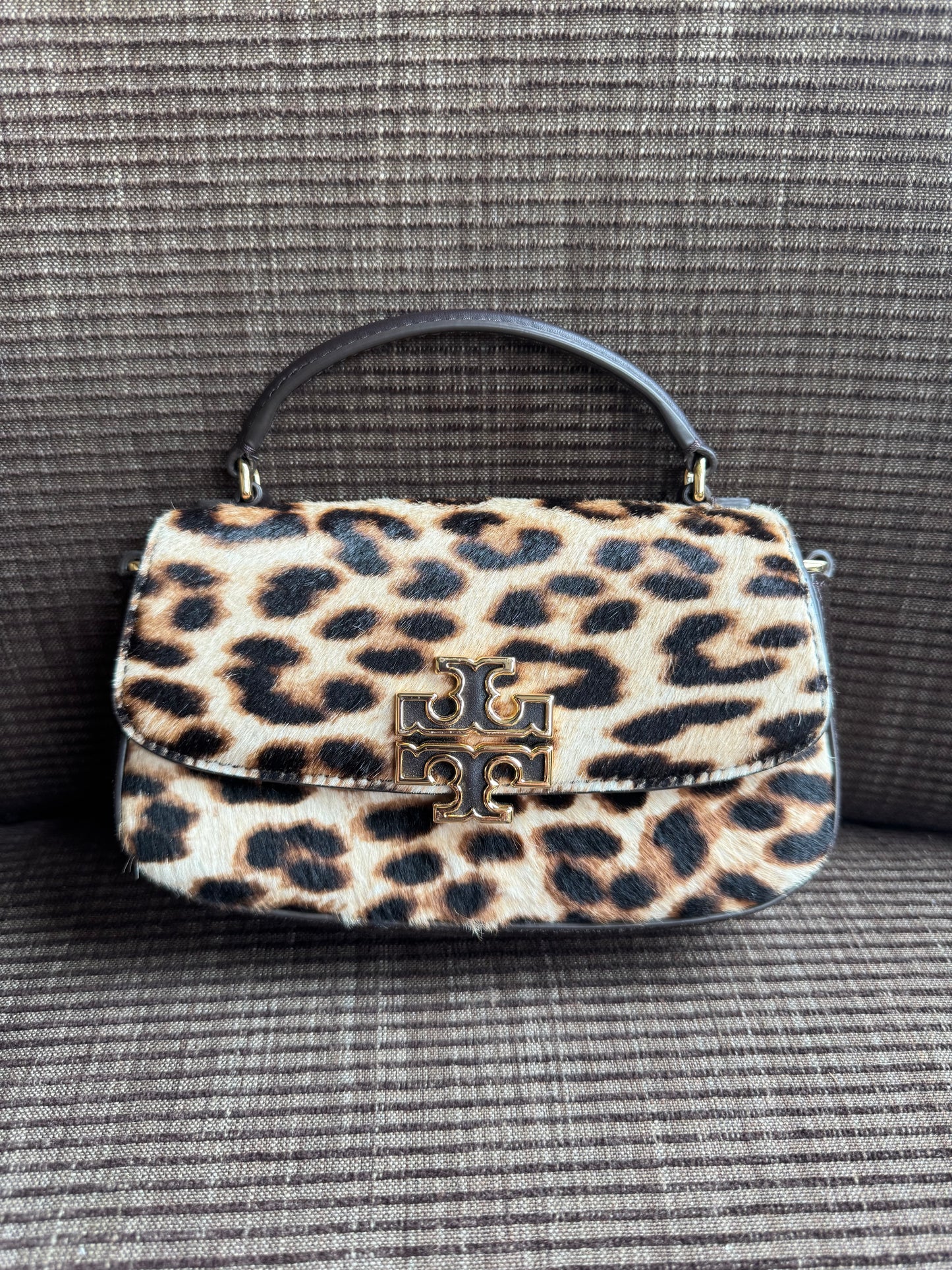 Tory Burch Leopard Mini Britten Bag