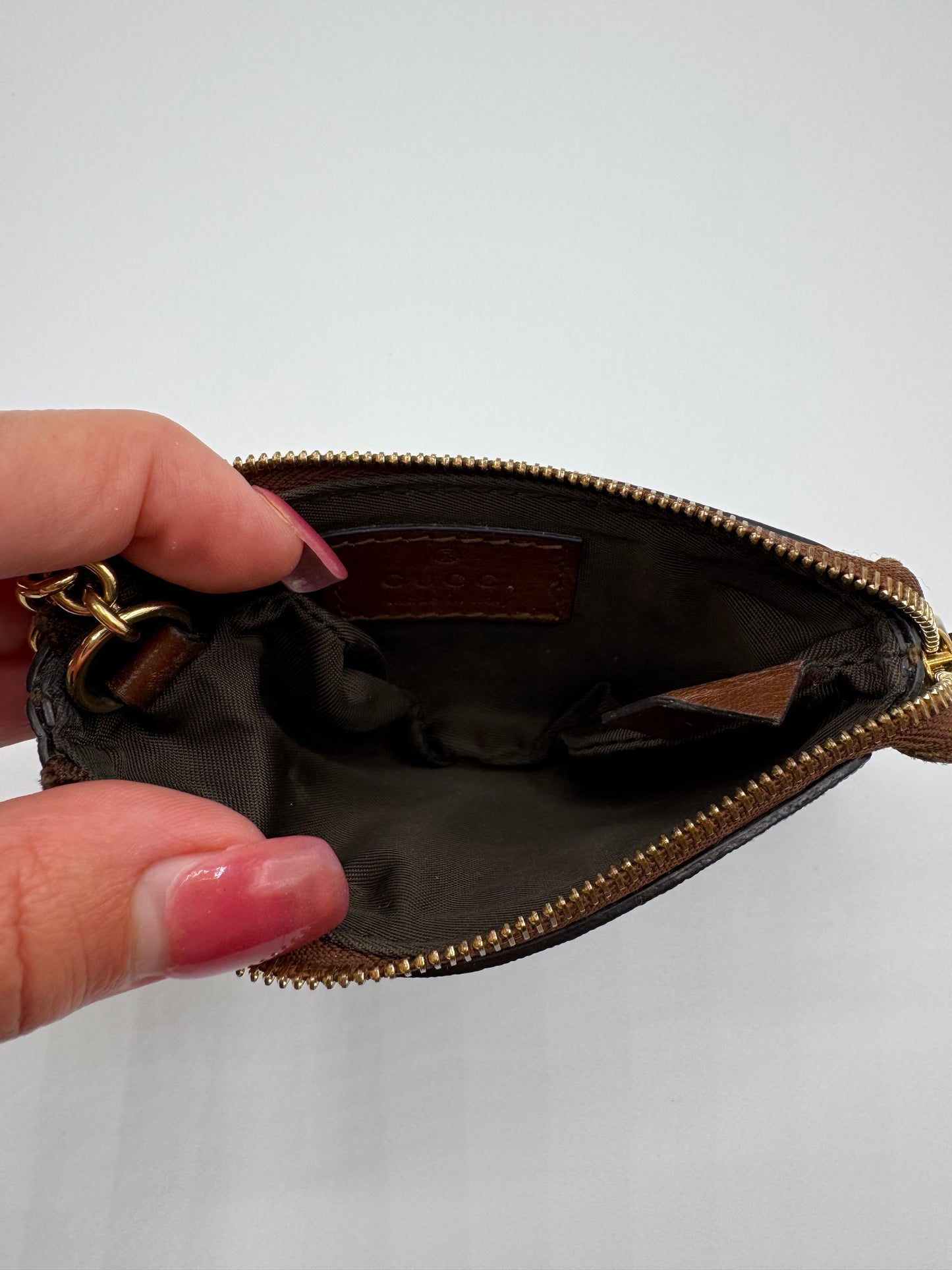 Gucci Monogram Key Pouch