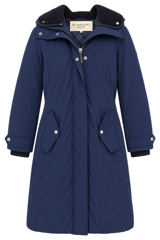 Burberry Brit Navy Down Coat