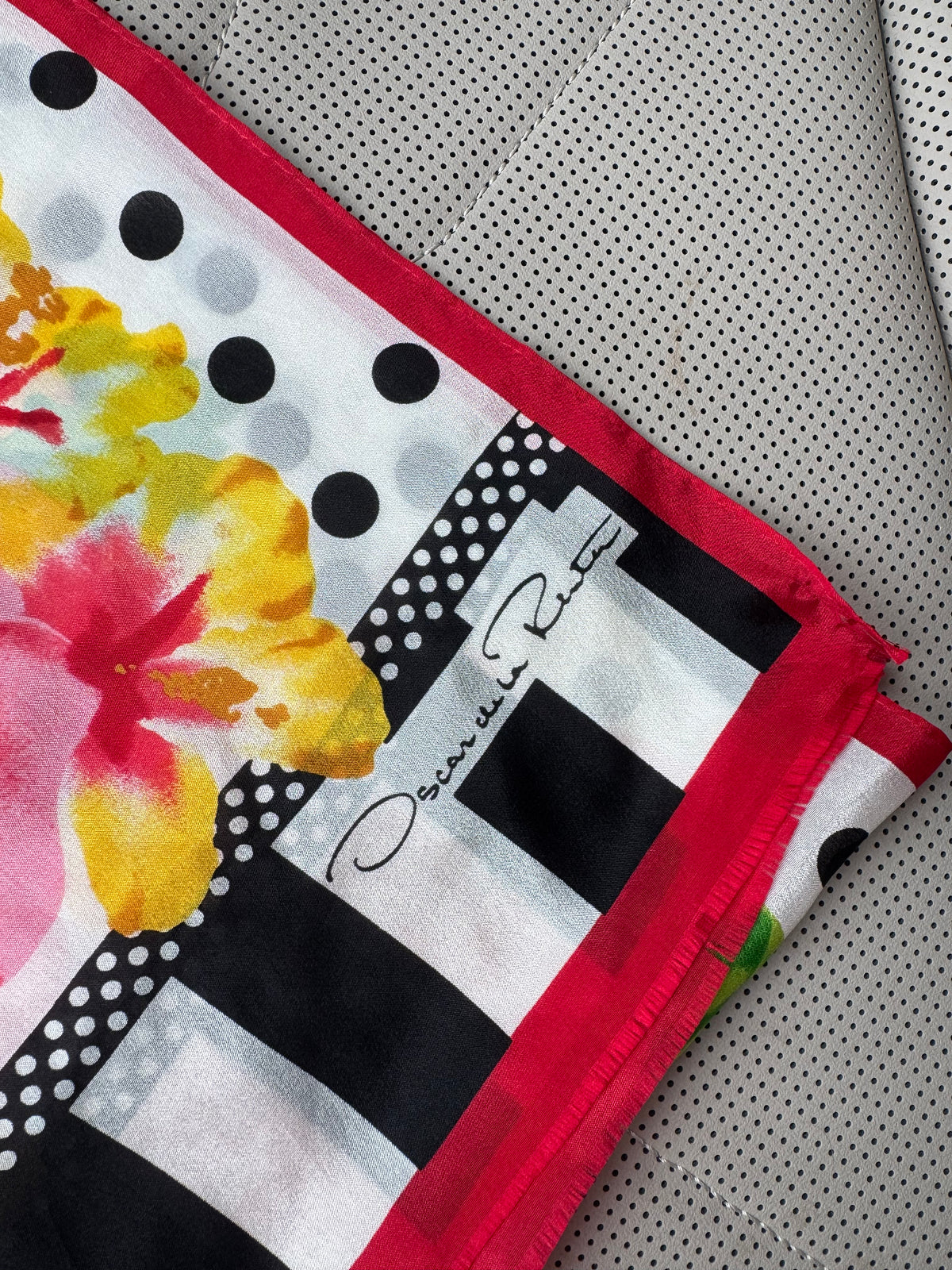 Oscar De La Renta Silk Scarf