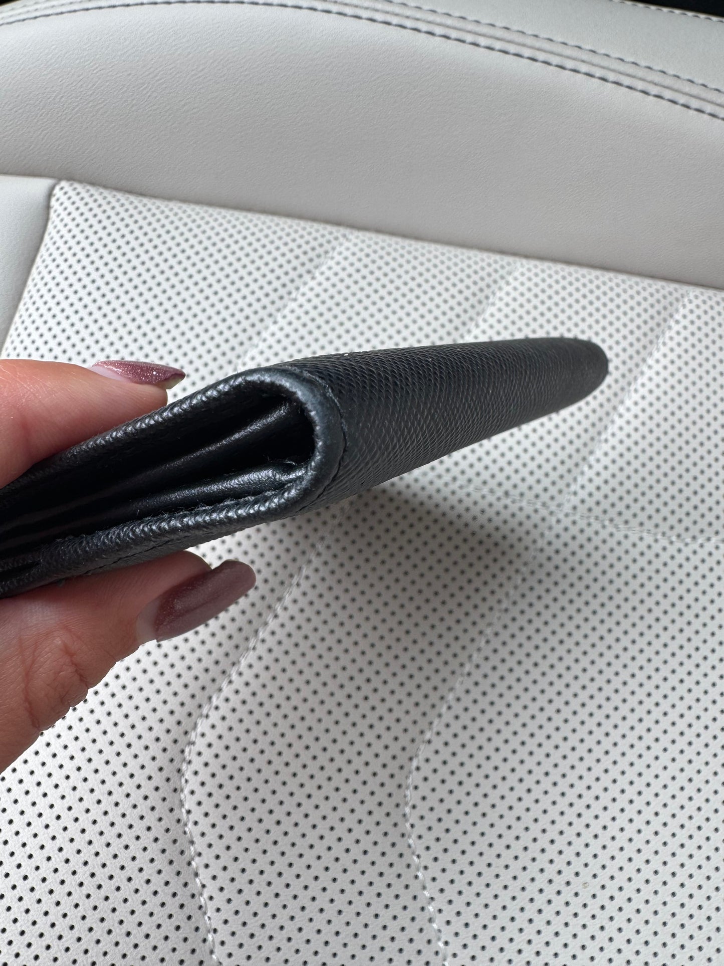 Prada Saffiano Black Leather Wallet