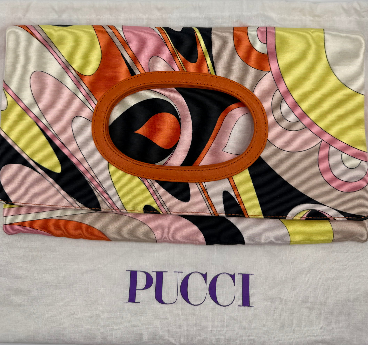 Vintage Emilio Pucci 2-Way Foldover Clutch