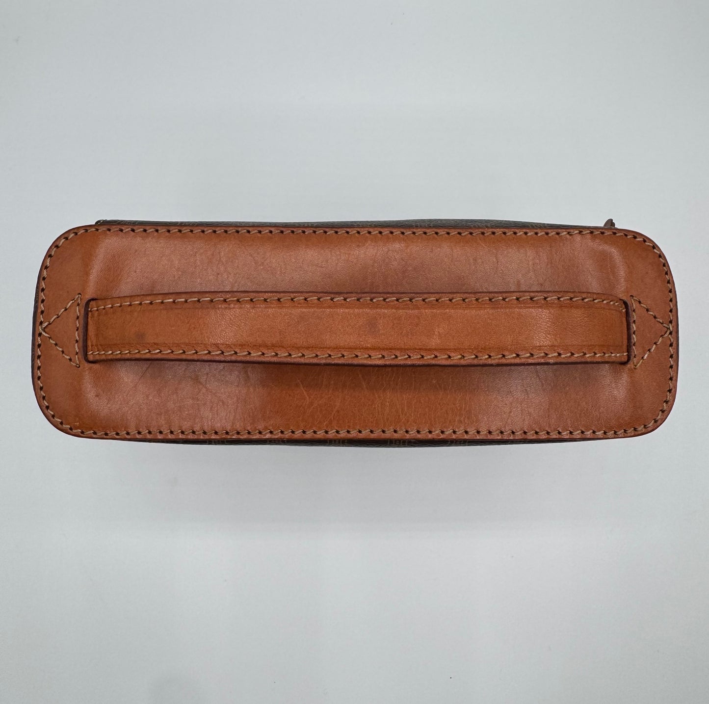 Vintage Celine Macadam Brown Vanity Bag