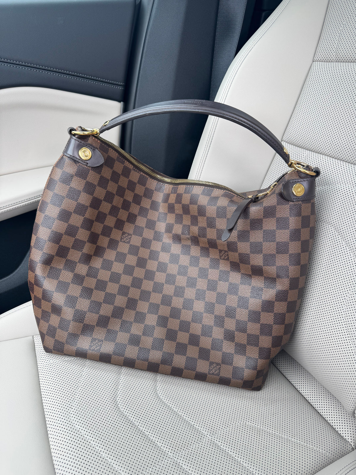 LV Duomo Hobo Ebene Damier Bag