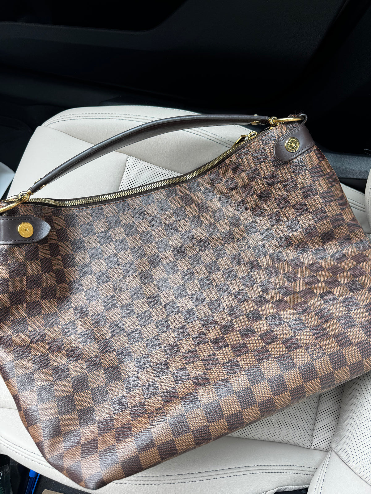 LV Duomo Hobo Ebene Damier Bag