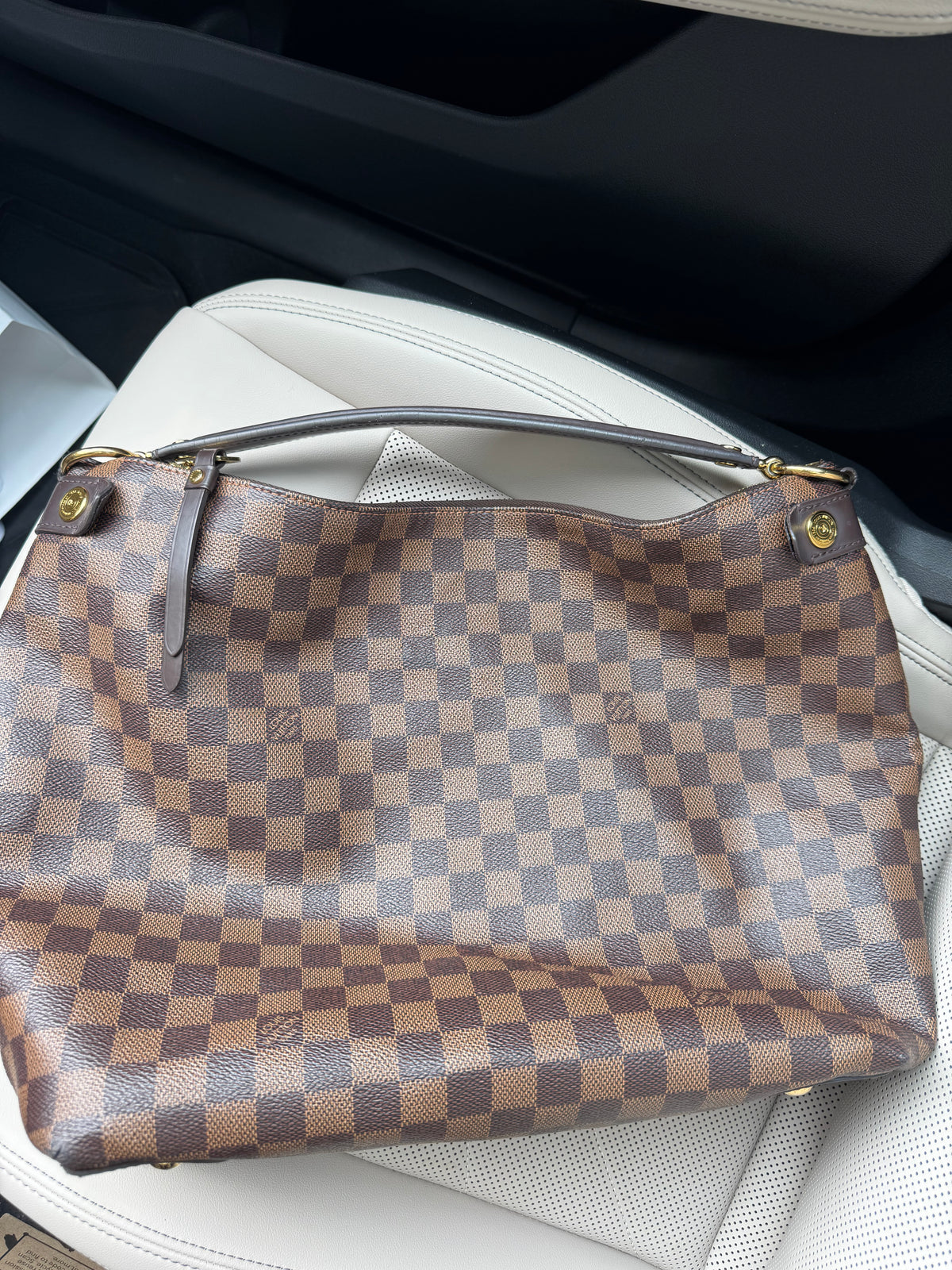 LV Duomo Hobo Ebene Damier Bag