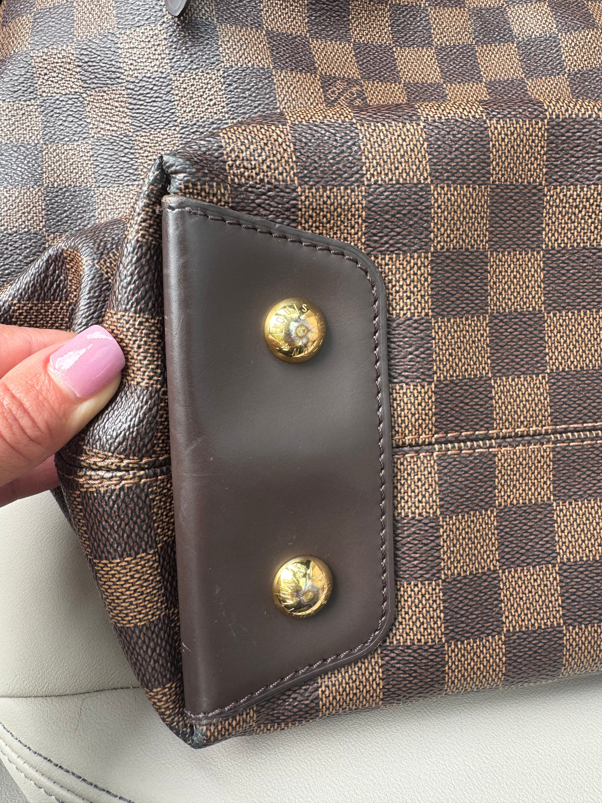 LV Duomo Hobo Ebene Damier Bag