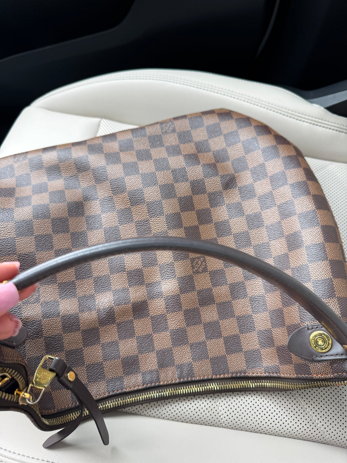 LV Duomo Hobo Ebene Damier Bag