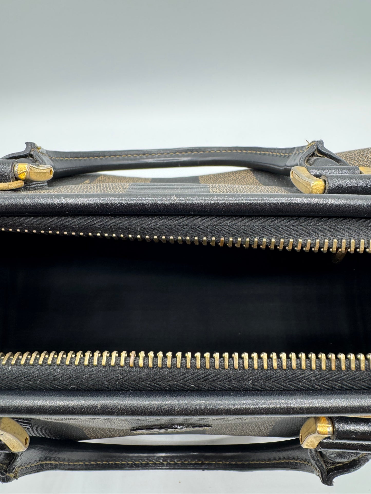 Vintage Fendi Mini Boston Bag- Black