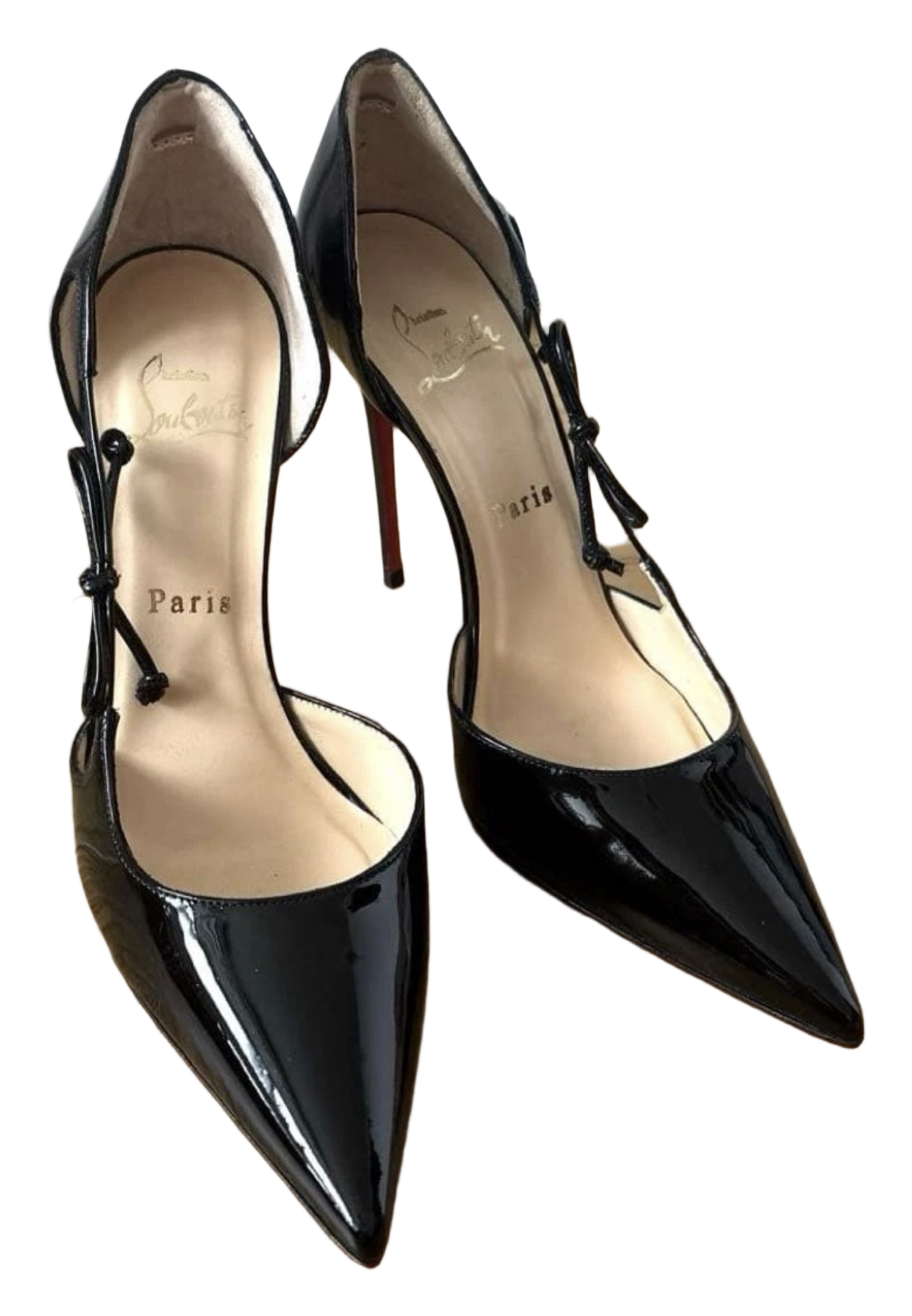 Christian Louboutin Black Patent Leather Pumps