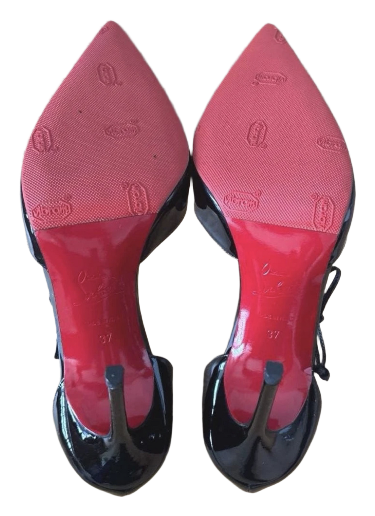 Christian Louboutin Black Patent Leather Pumps