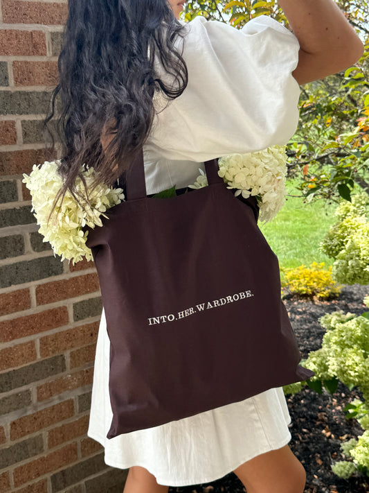 Into.Her.Wardrobe. Tote (Brown)