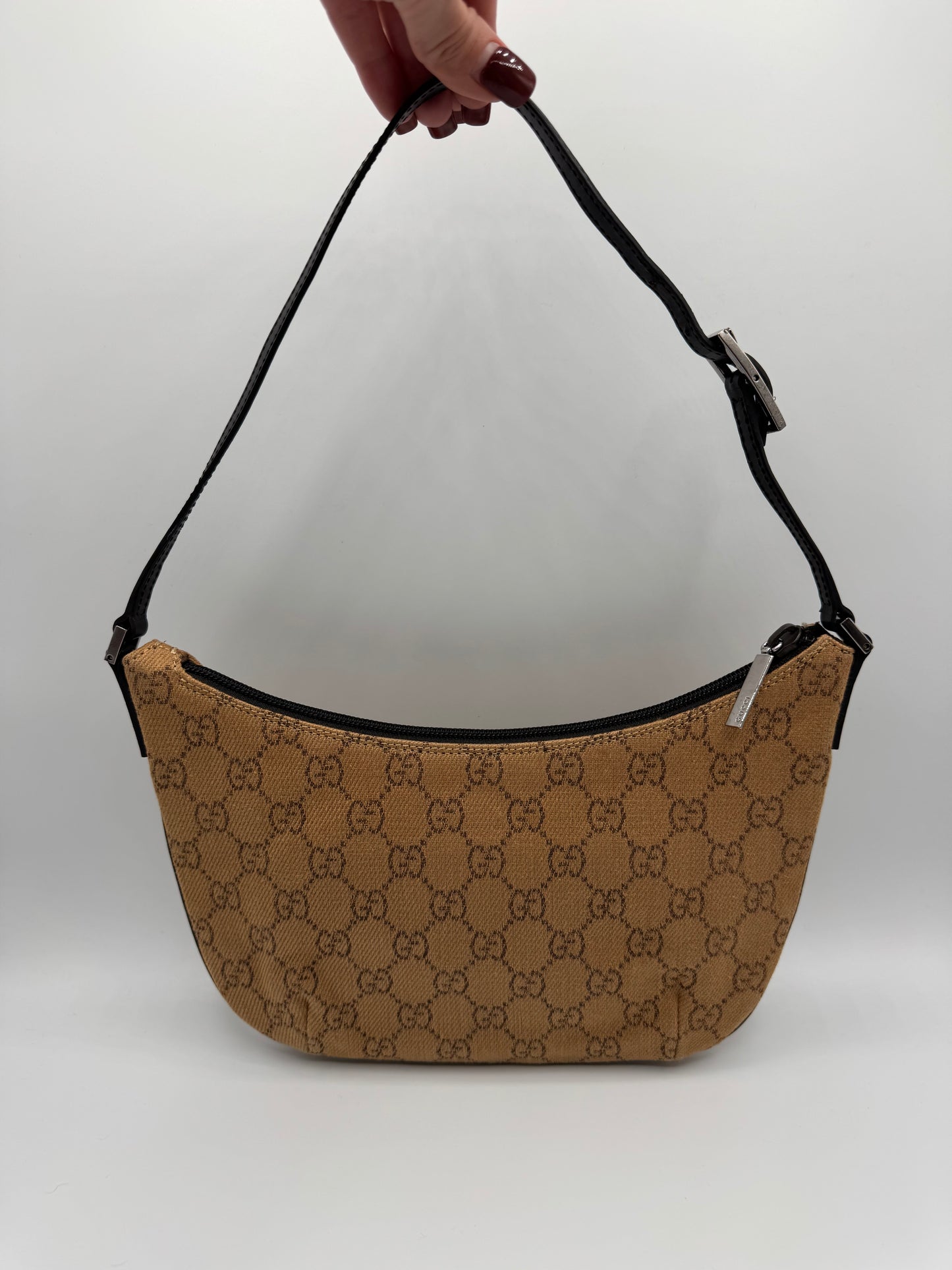 Vintage Gucci Monogram Hobo Bag