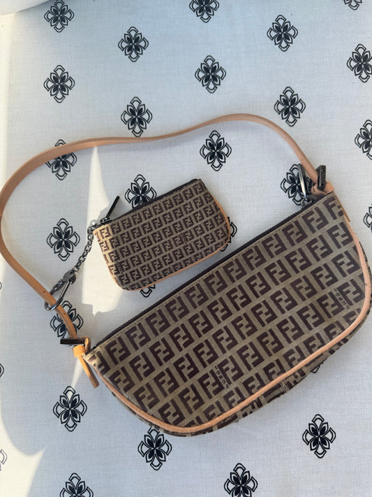 Vintage Fendi Pouchette Bag