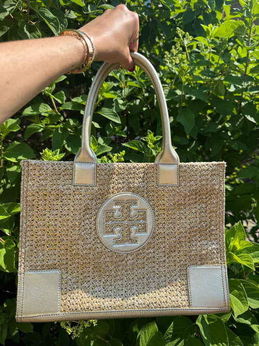 Tory Burch Raffia Bag