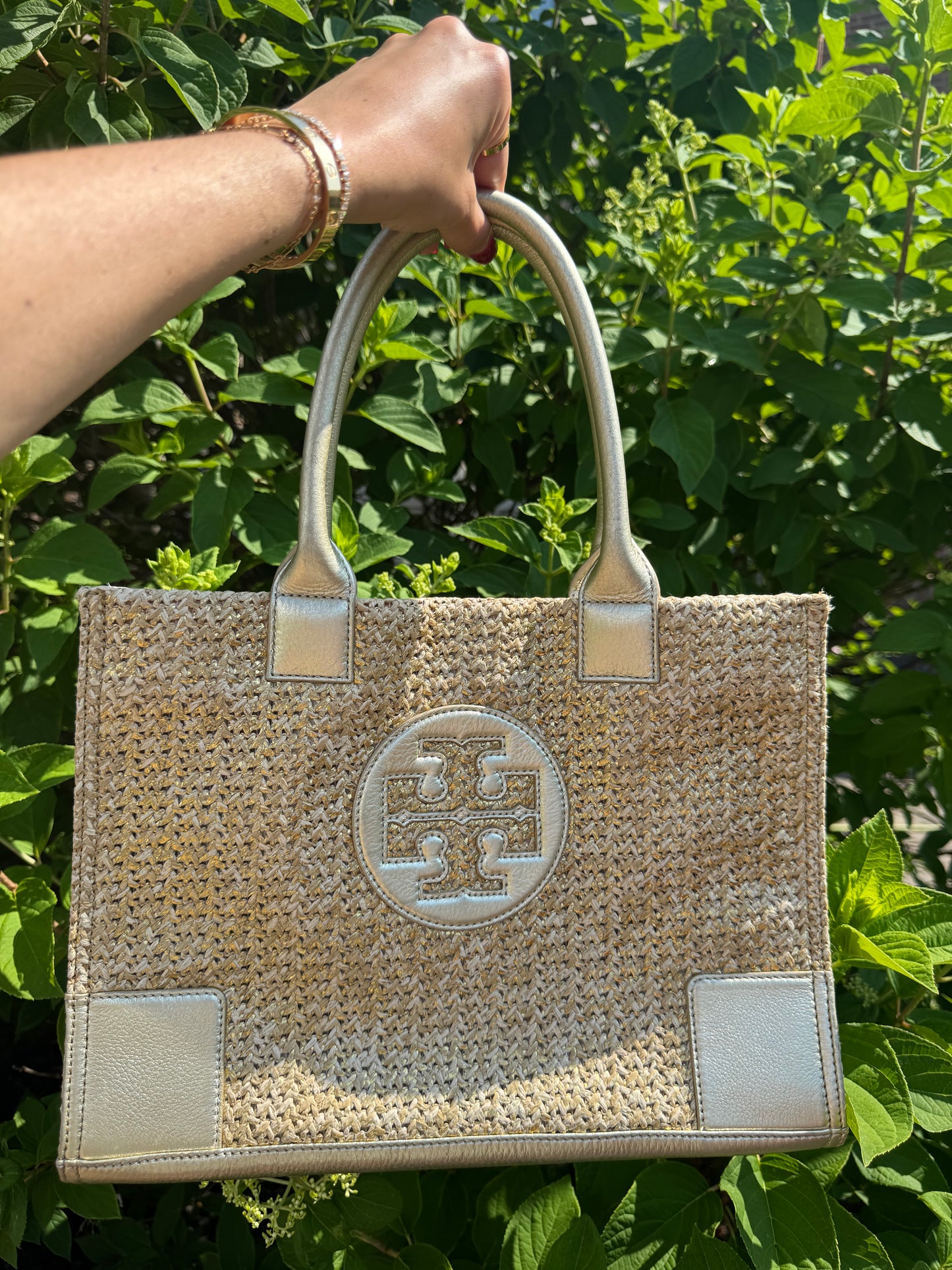 Tory Burch Raffia Bag