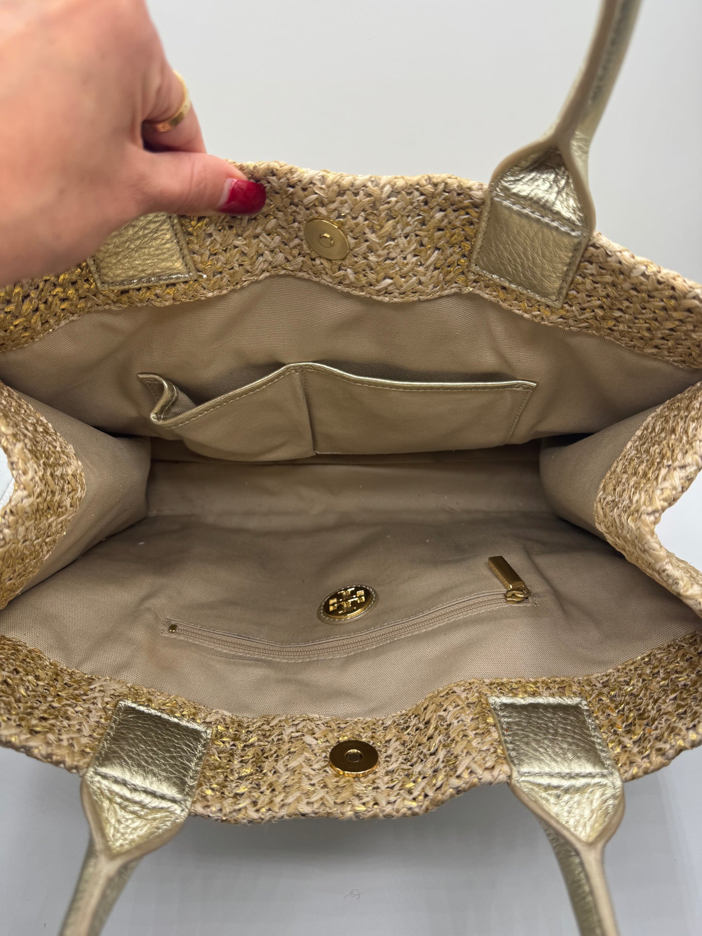 Tory Burch Raffia Bag