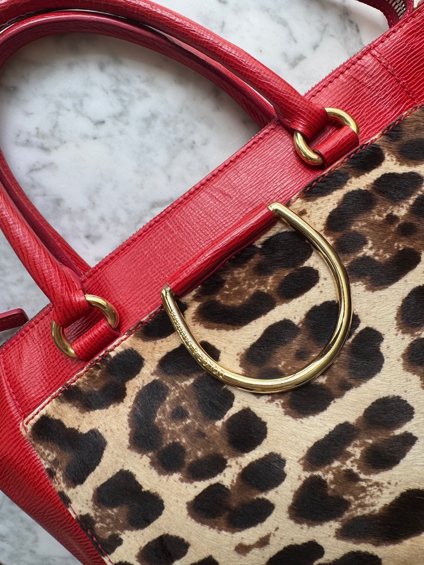 Vintage Dolce & Gabbana Leopard Bag