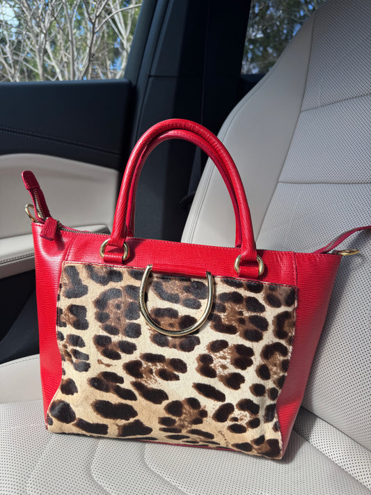 Vintage Dolce & Gabbana Leopard Bag