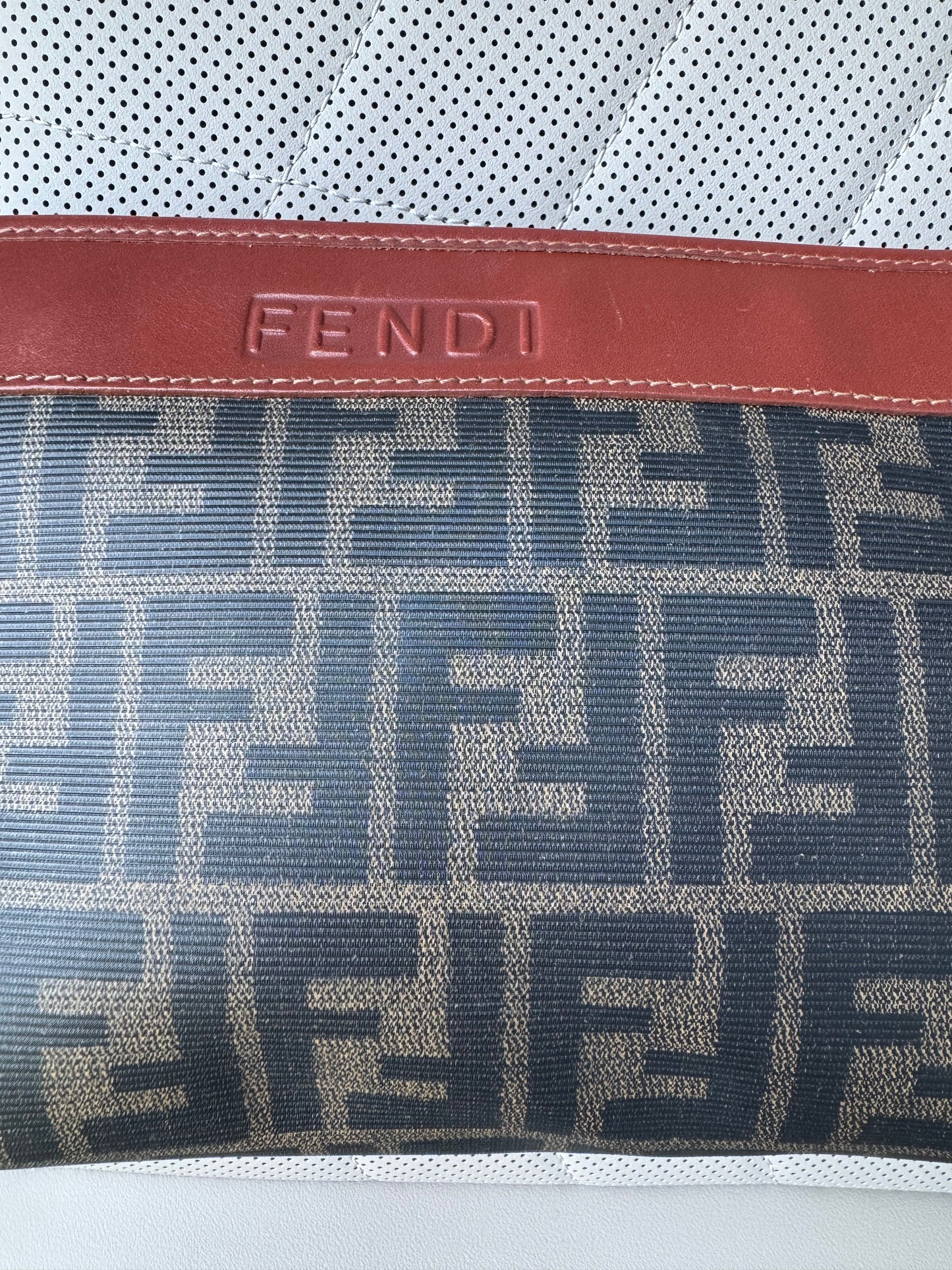 Vintage Fendi Monogram Clutch