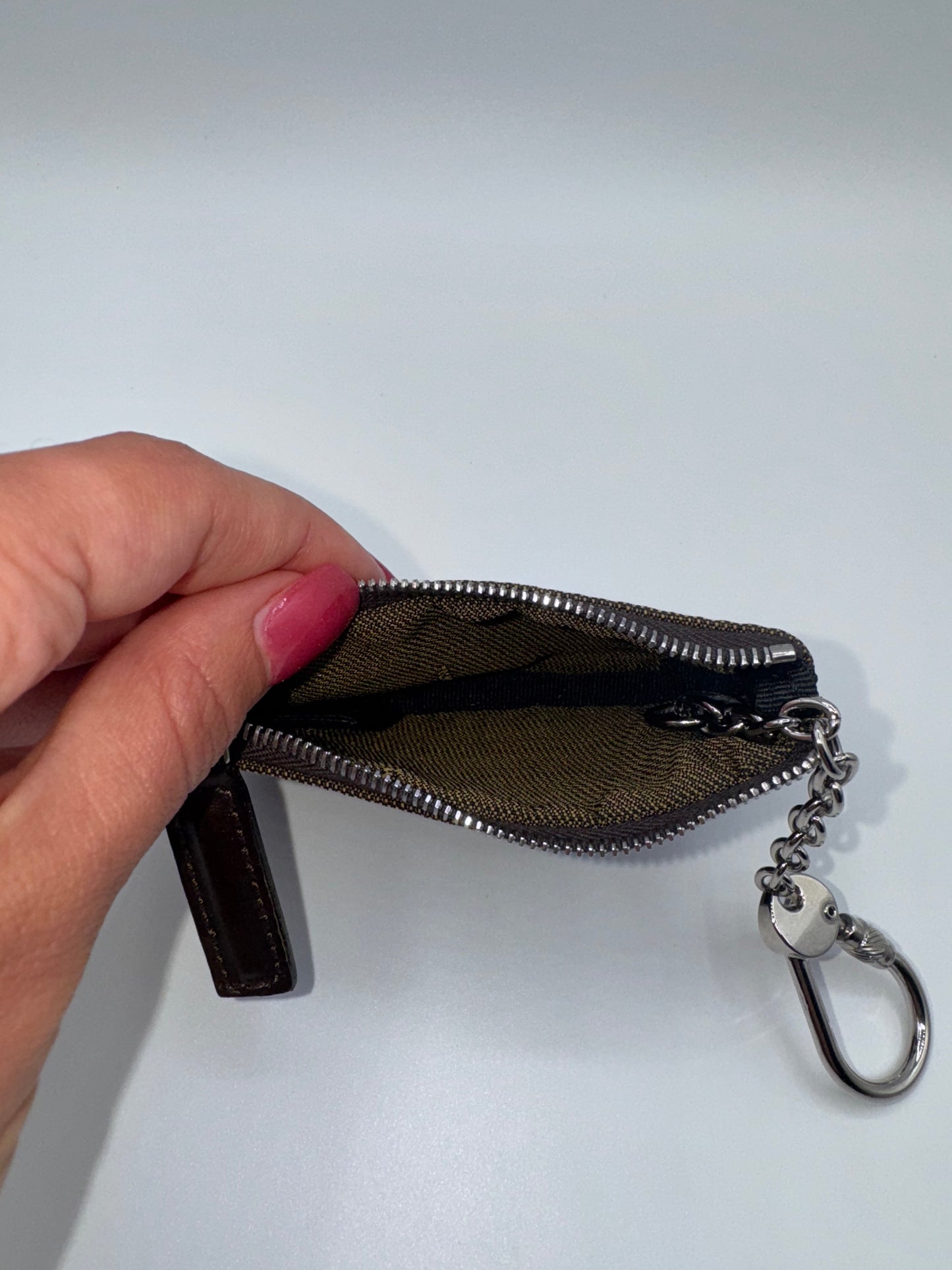 Vintage Fendi Zucca Key Pouch
