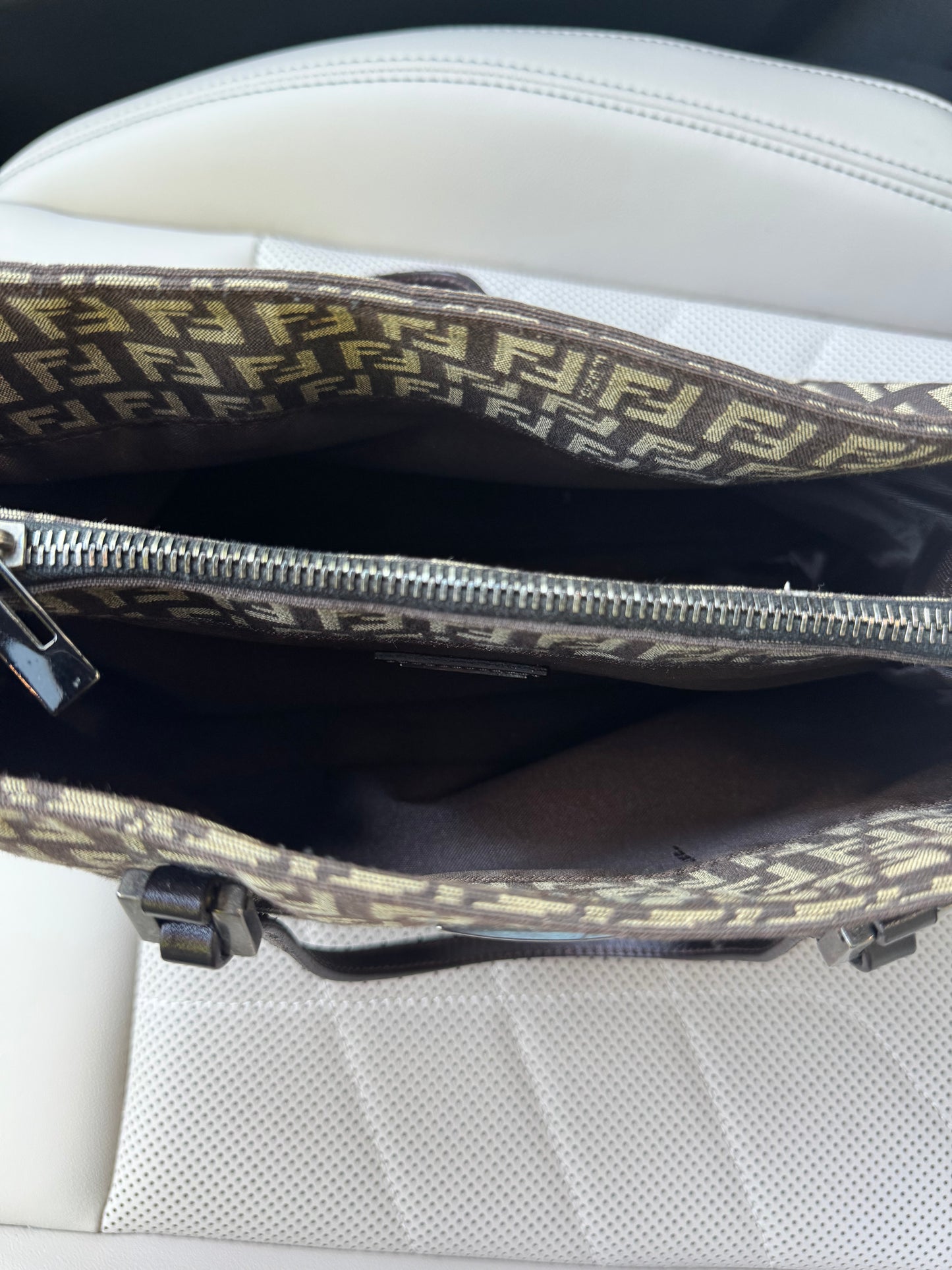 Vintage Fendi Monogram Tote Bag