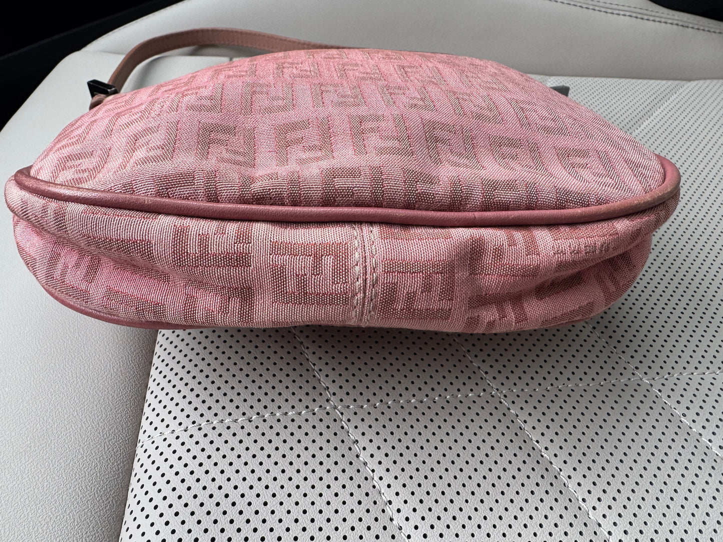 Vintage Fendi Pink Pouchette Bag