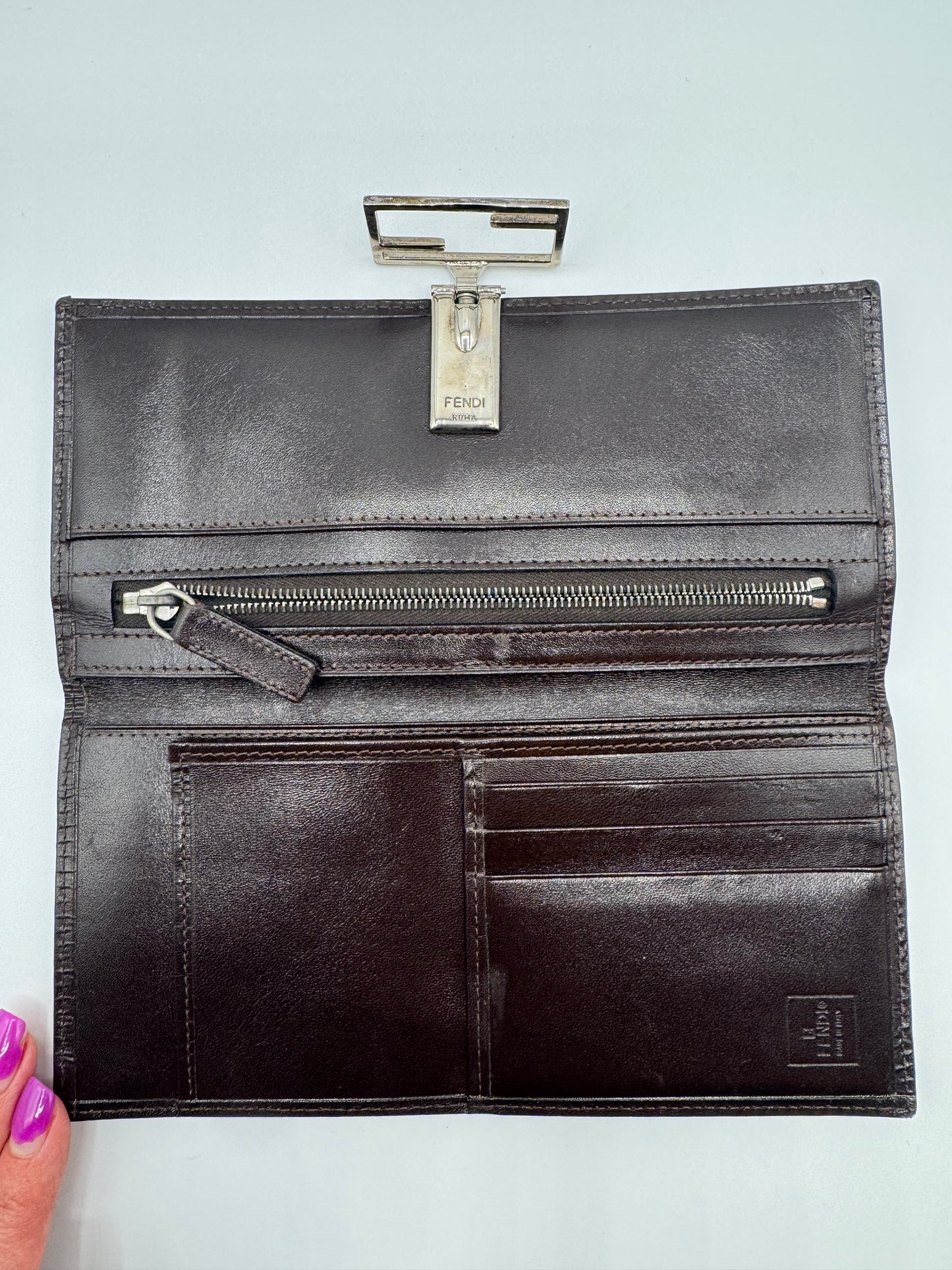Vintage Fendi Zucca Wallet