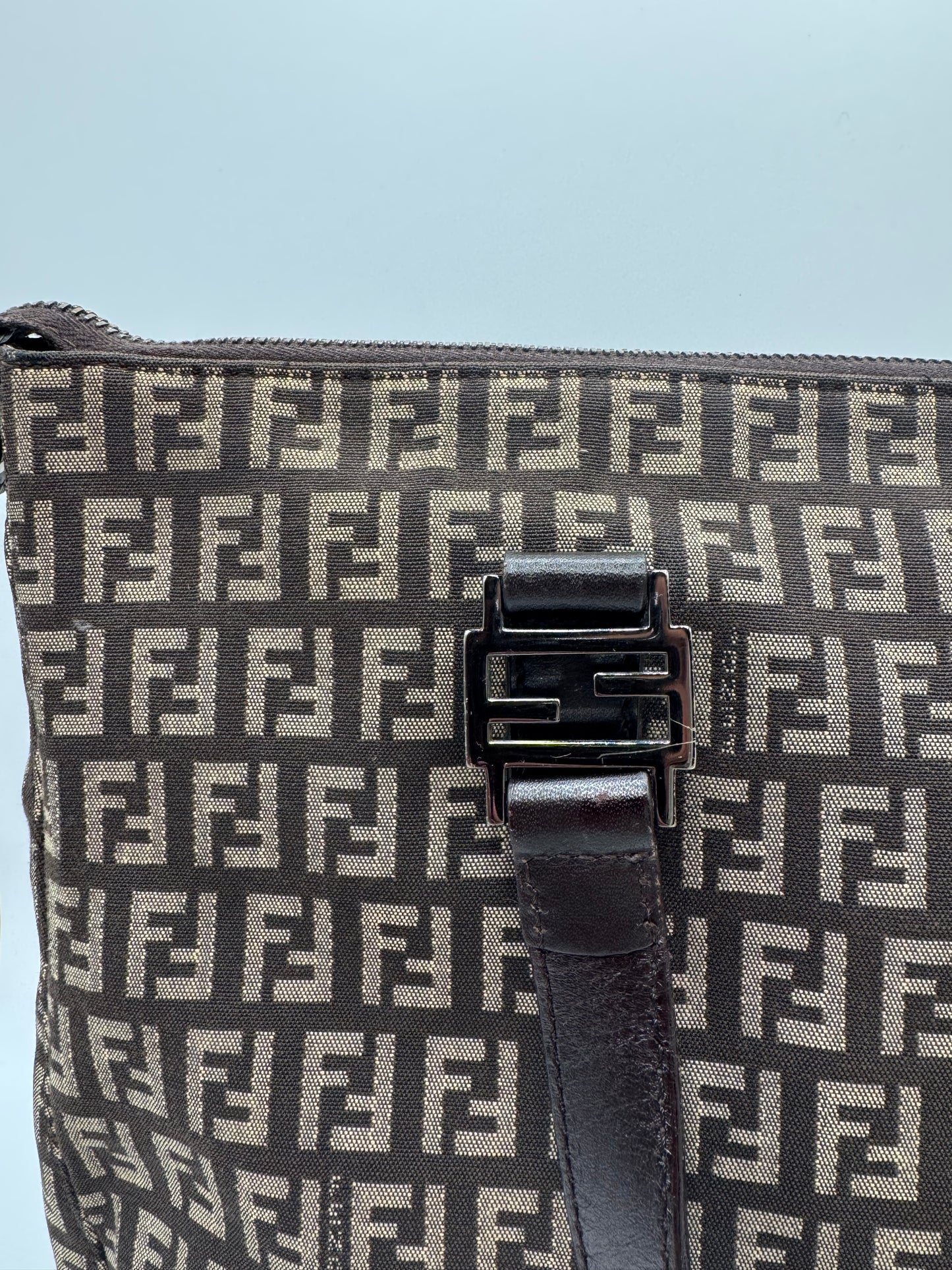 Vintage Fendi Zucchino Tote Bag