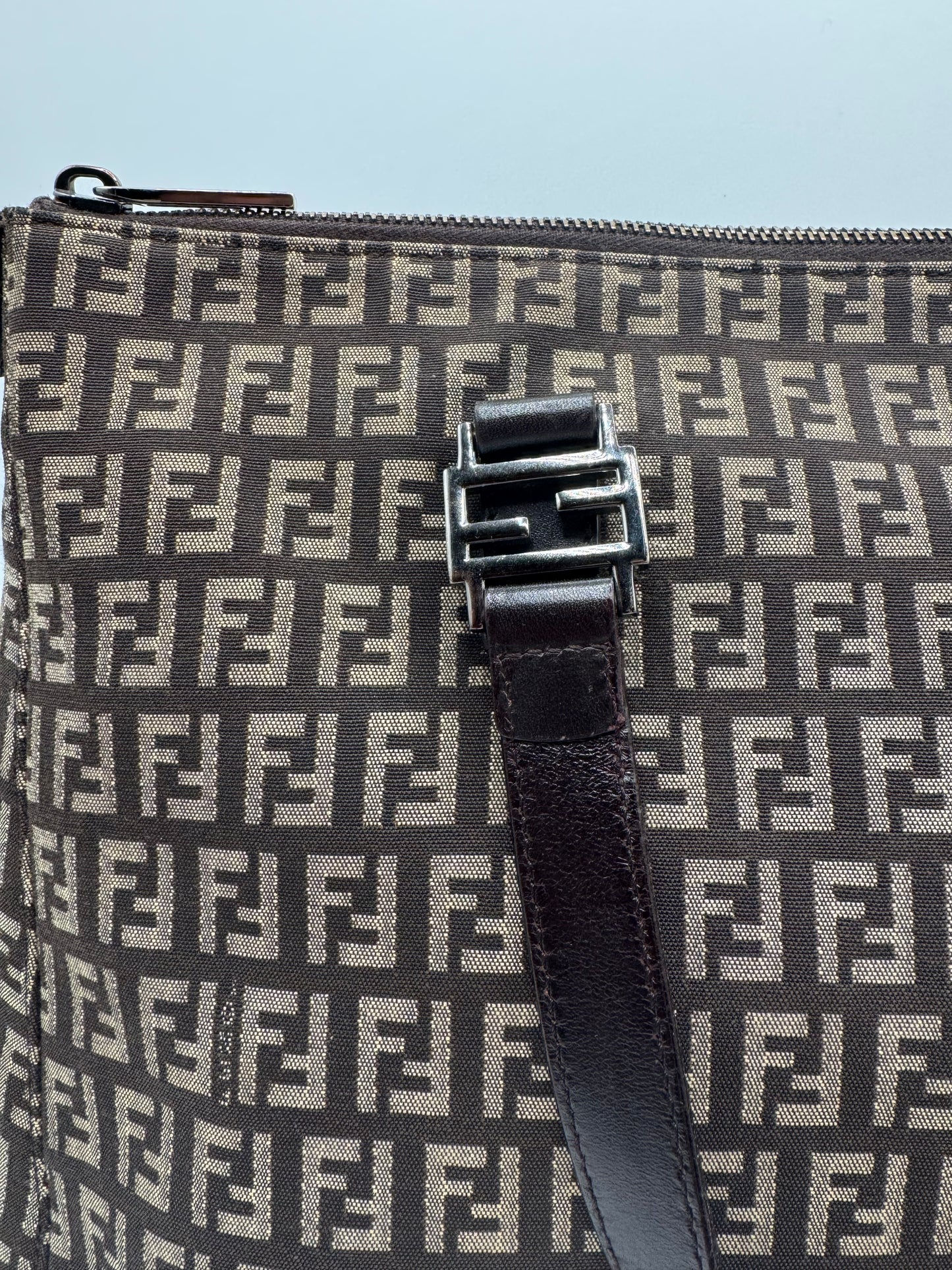 Vintage Fendi Zucchino Tote Bag