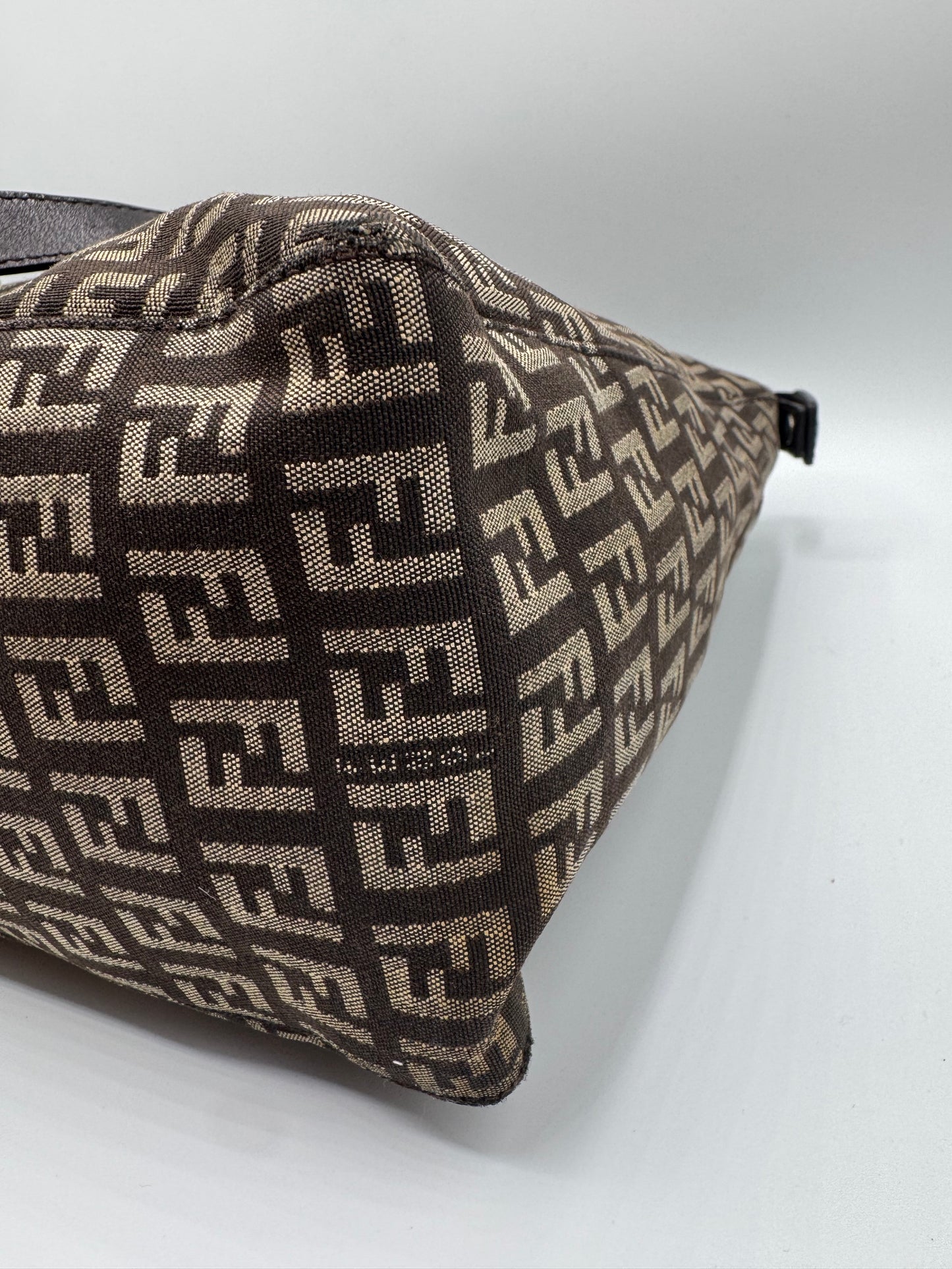 Vintage Fendi Zucchino Tote Bag
